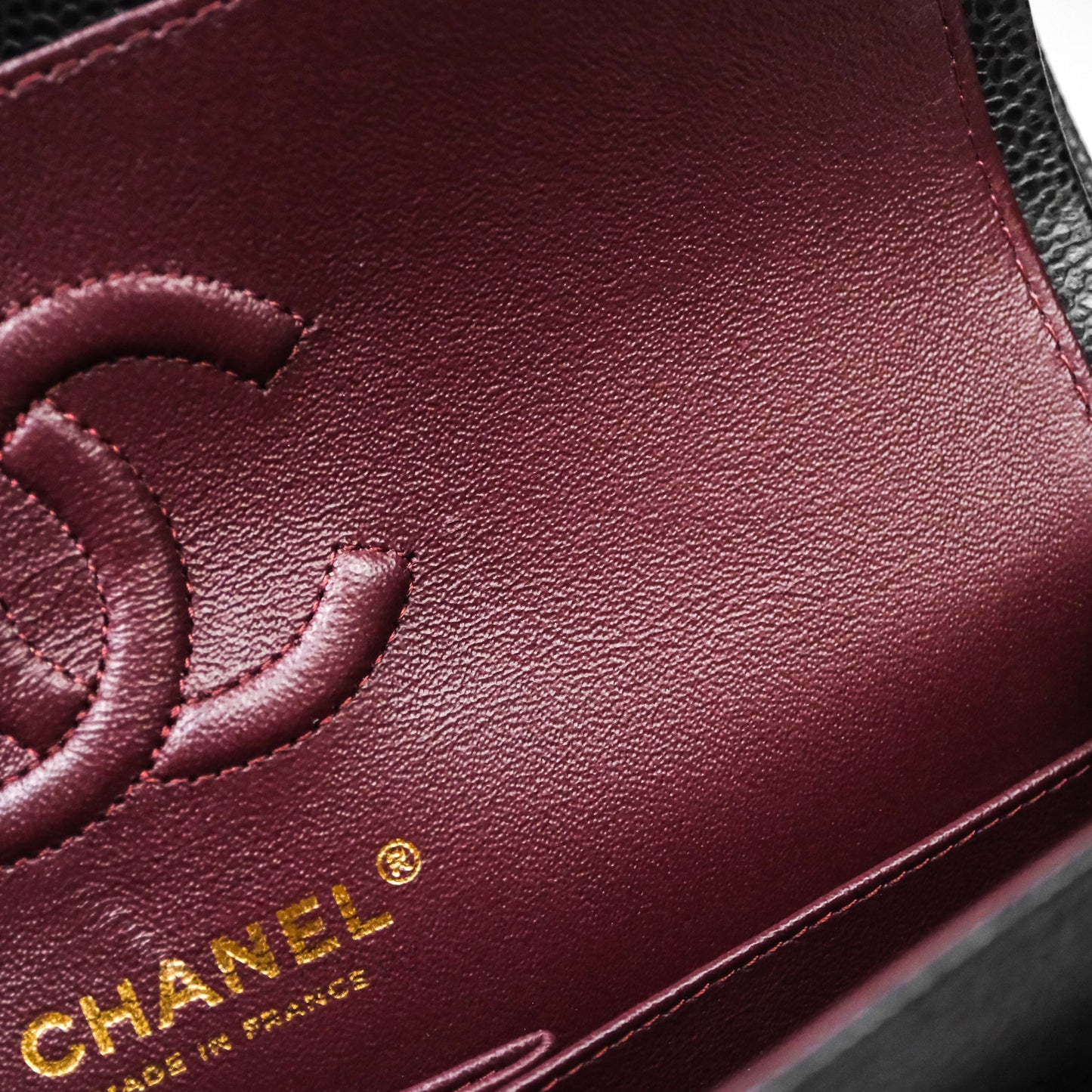 Chanel Small Classic Flap Quilted Black Caviar Gold Hardware