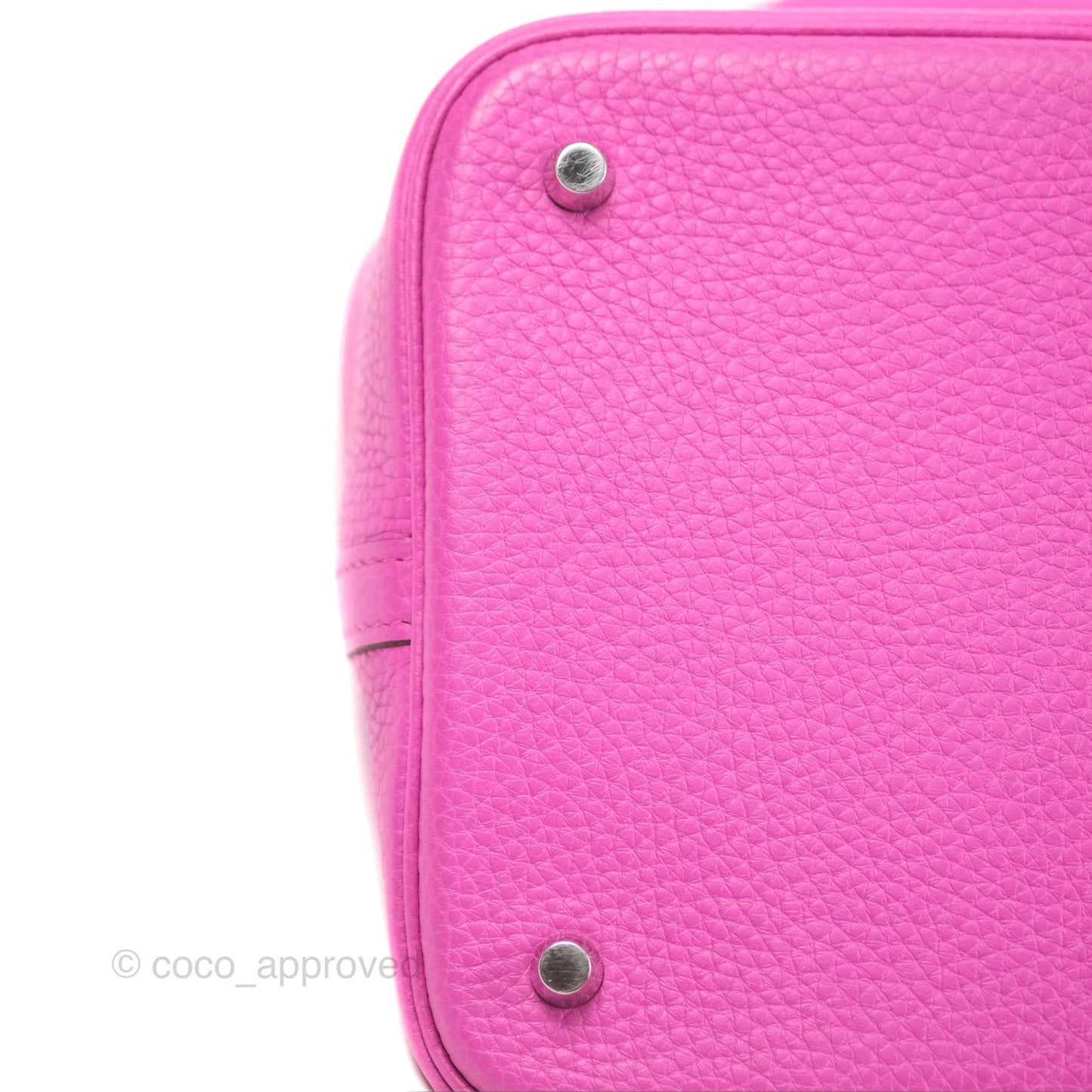 Hermès Picotin 22 Magnolia Clemence Palladium Hardware
