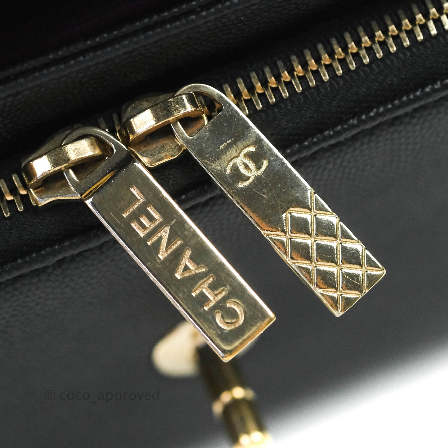 Chanel Quilted Small Business Affinity Flap Black Caviar Gold Hardware