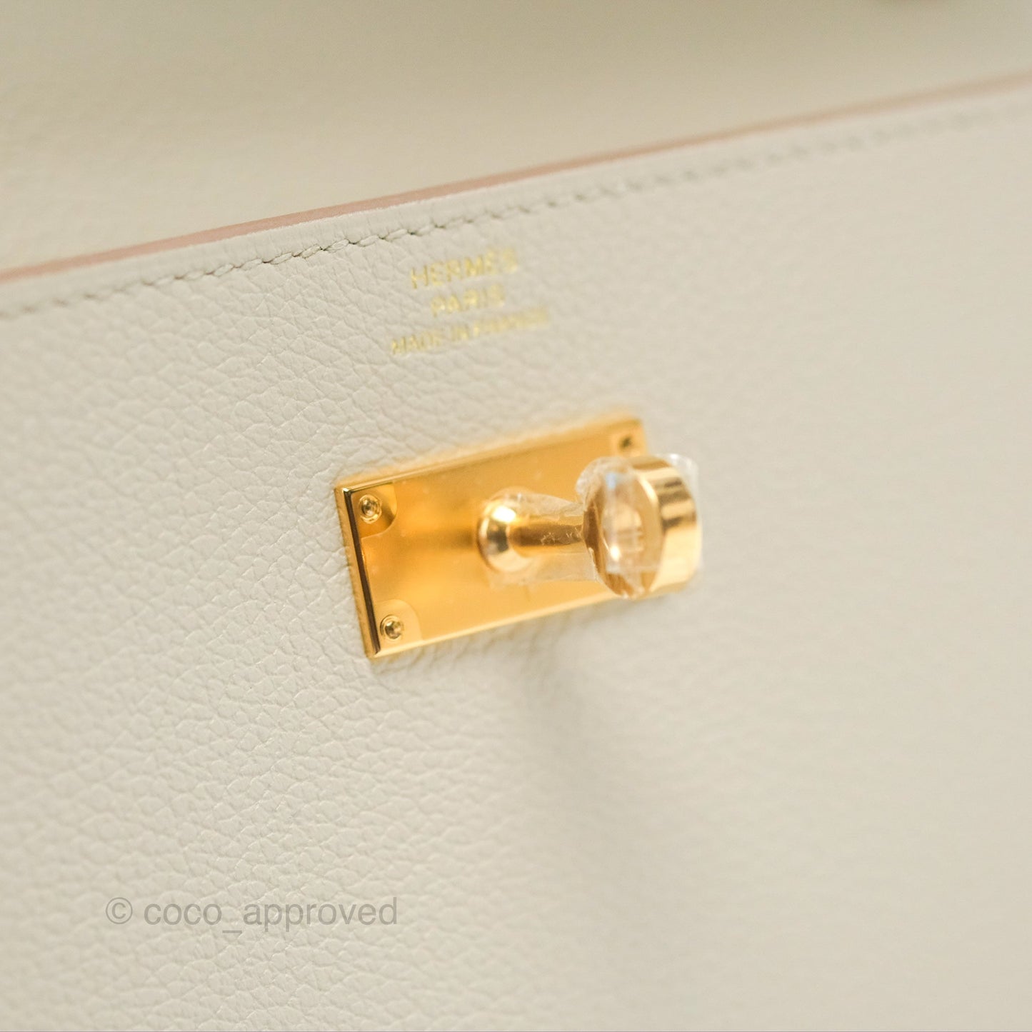 Hermès Kelly To Go Wallet Beton Evercolor Gold Hardware