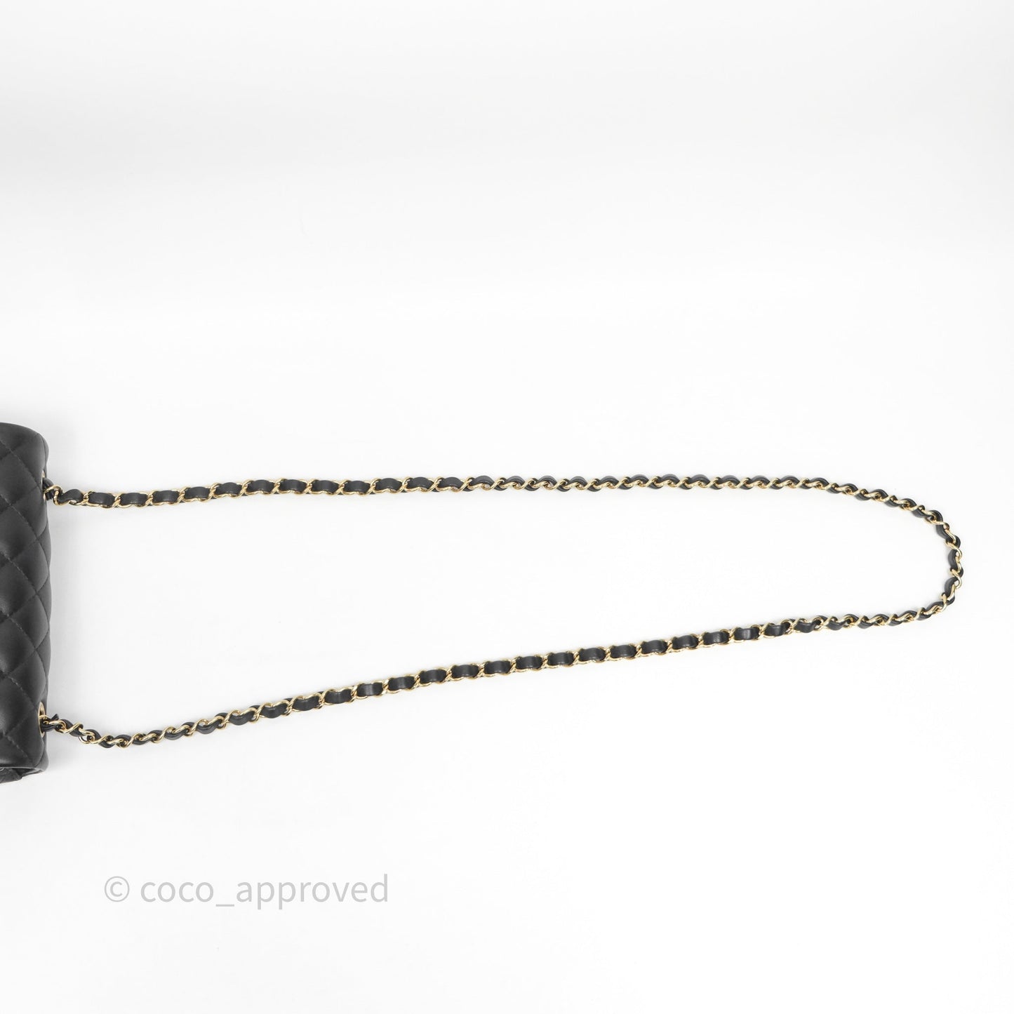 Chanel Mini Rectangular Black Lambskin Bag Gold Hardware