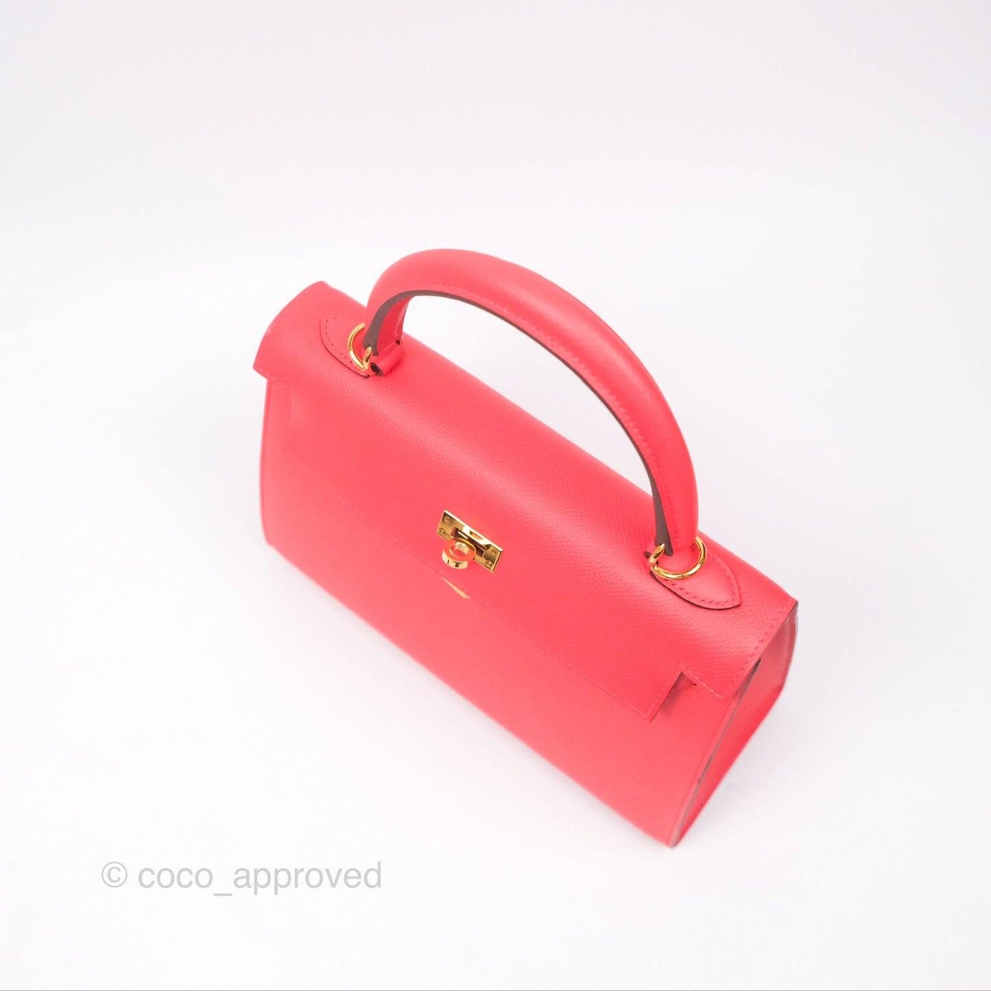 Hermès Kelly 25 Sellier Rose Jaipur Epsom Gold Hardware