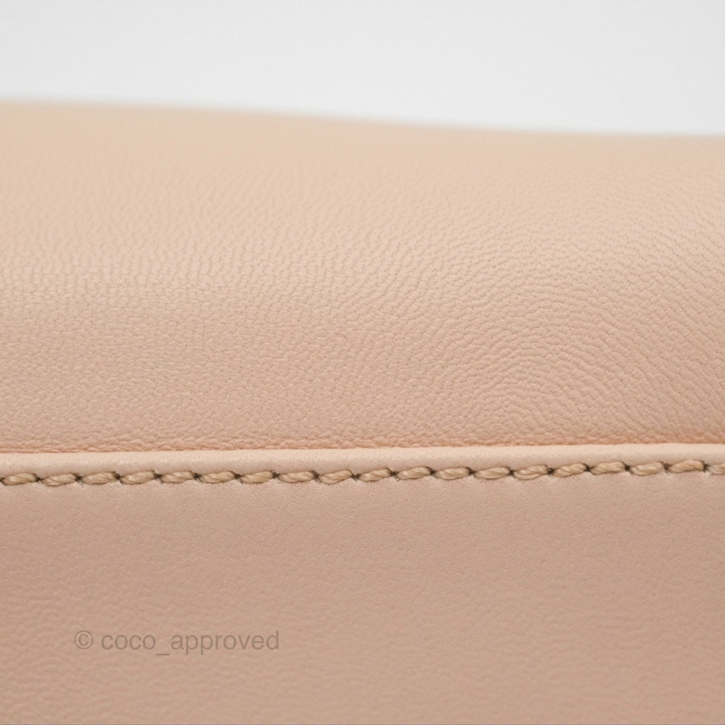 Fendi Mini Peekaboo Bag Light Pink Lambskin Gold Hardware