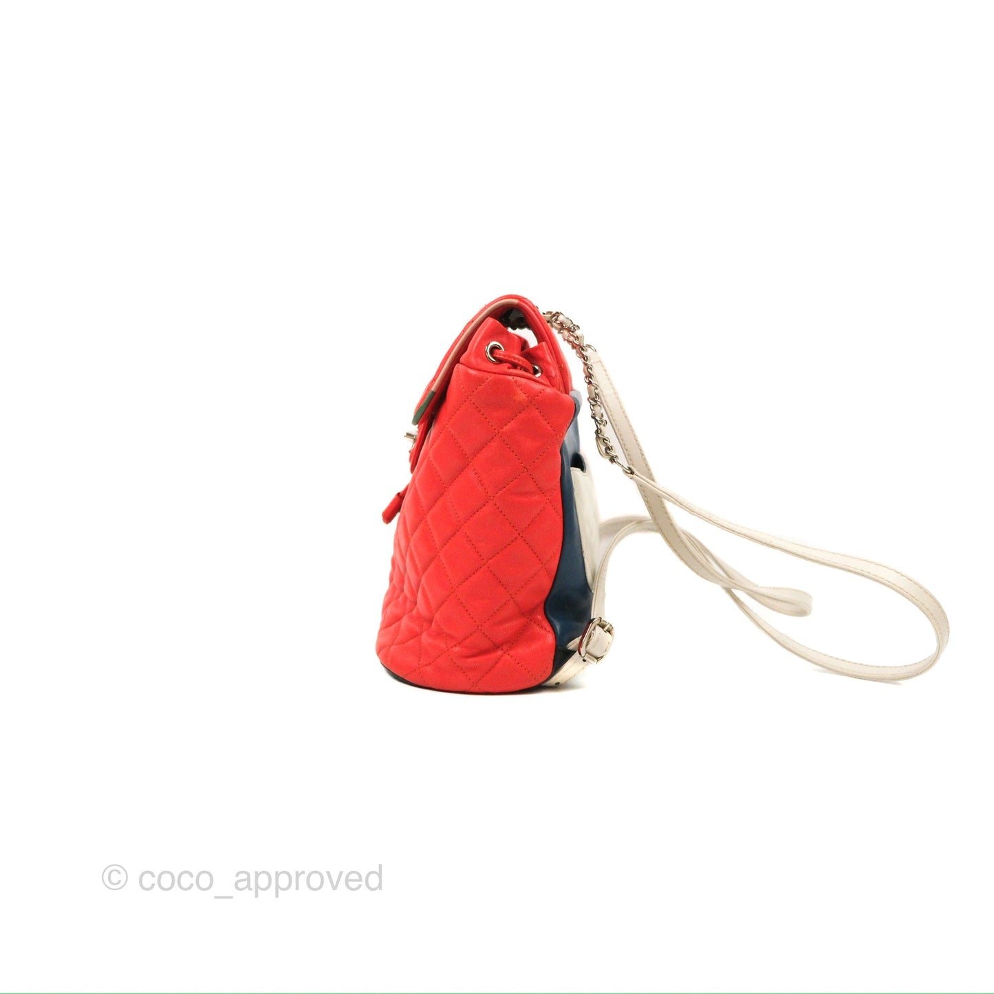 Chanel Quilted Small Cuba Urban Spirit Backpack Orange Lambskin