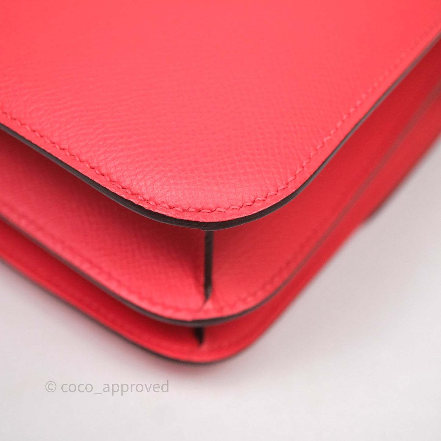 Hermès Constance 24 Rose Jaipur T5 Epsom Palladium Hardware