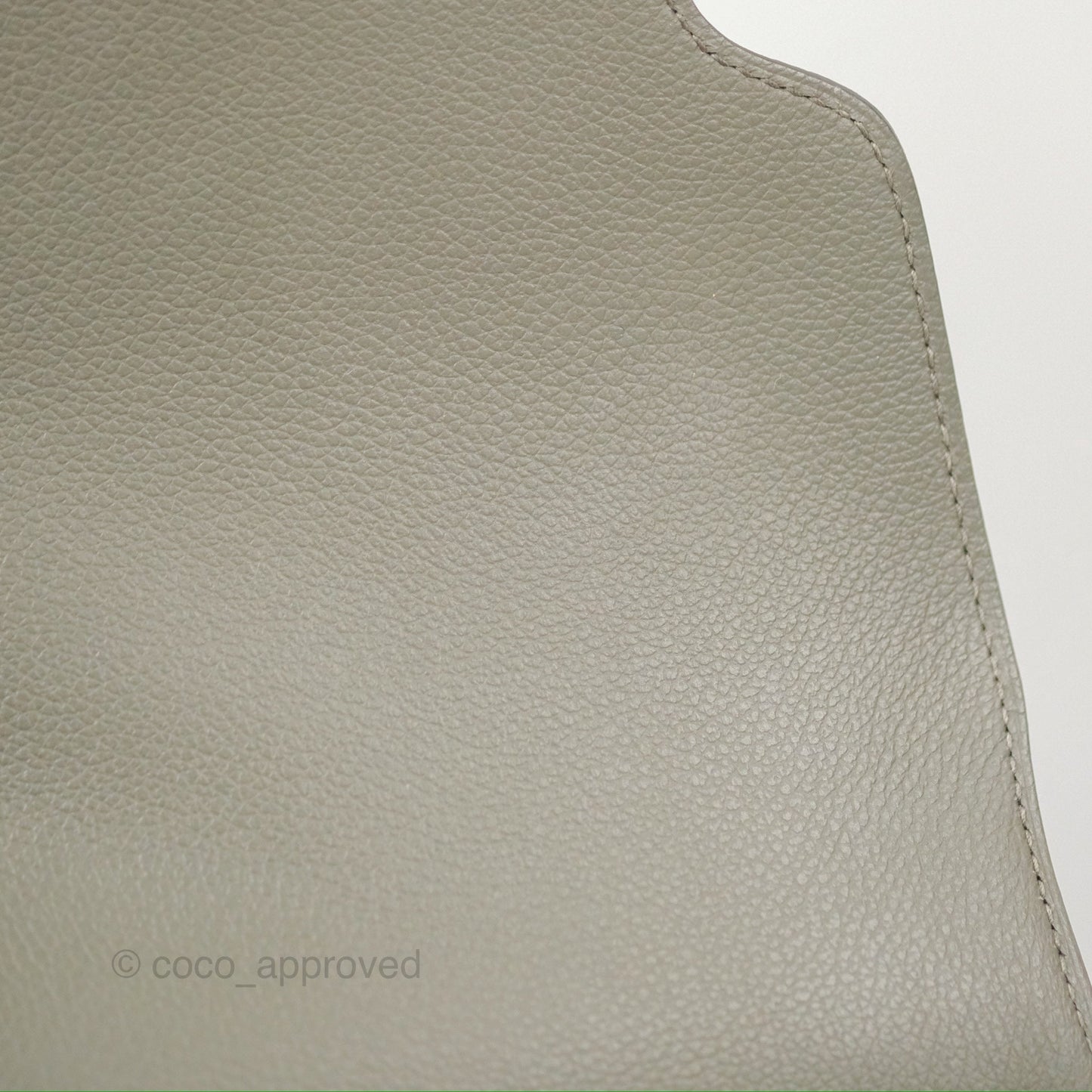Hermès Roulis Mini 18 Gris Meyer 0L Evercolor Permabrass Hardware