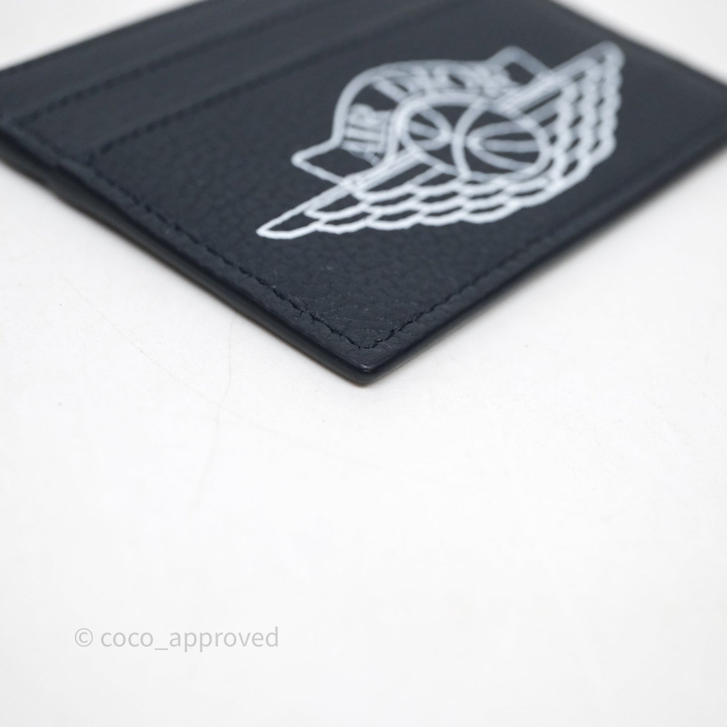 Christian Dior x Jordan Wings Card Holder Navy