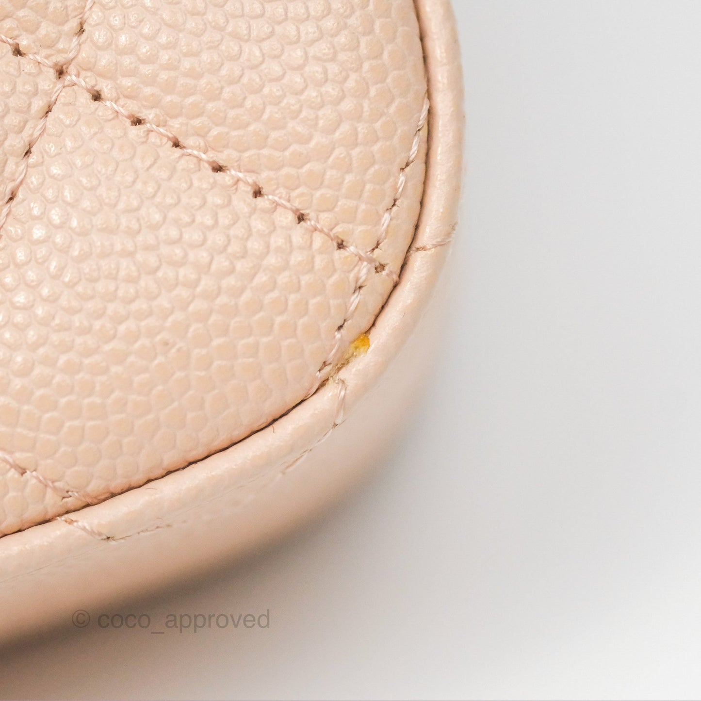Chanel Mini Clutch With Chain Light Pink Caviar Gold Hardware