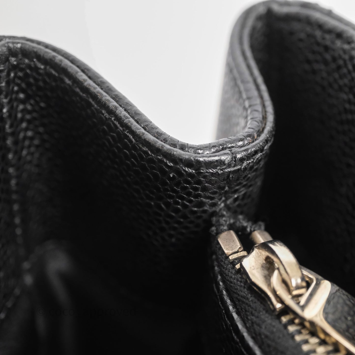 Chanel GST Black Caviar Silver Hardware