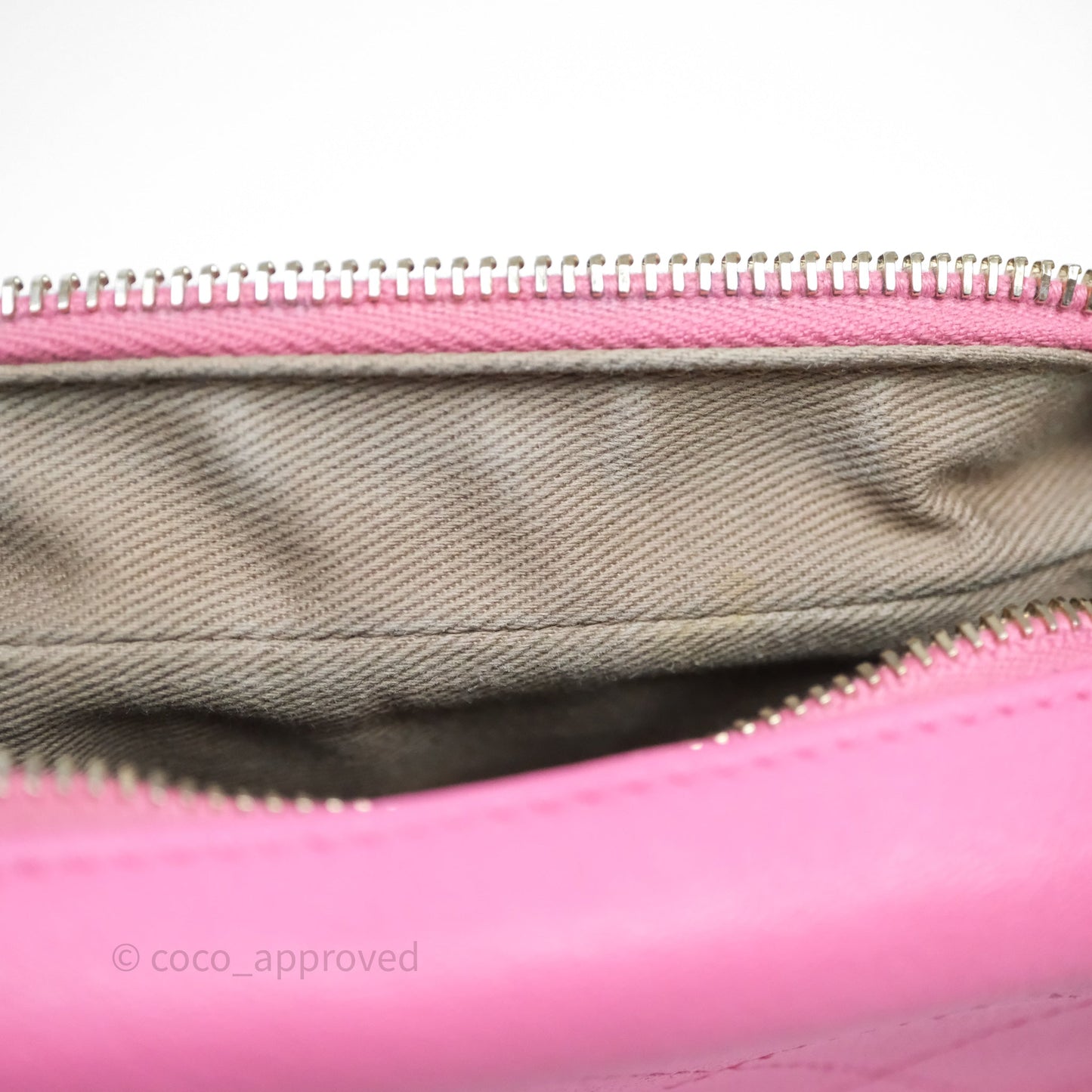 Chanel Camera Bag Pink Calfskin Aged Gold Hardware