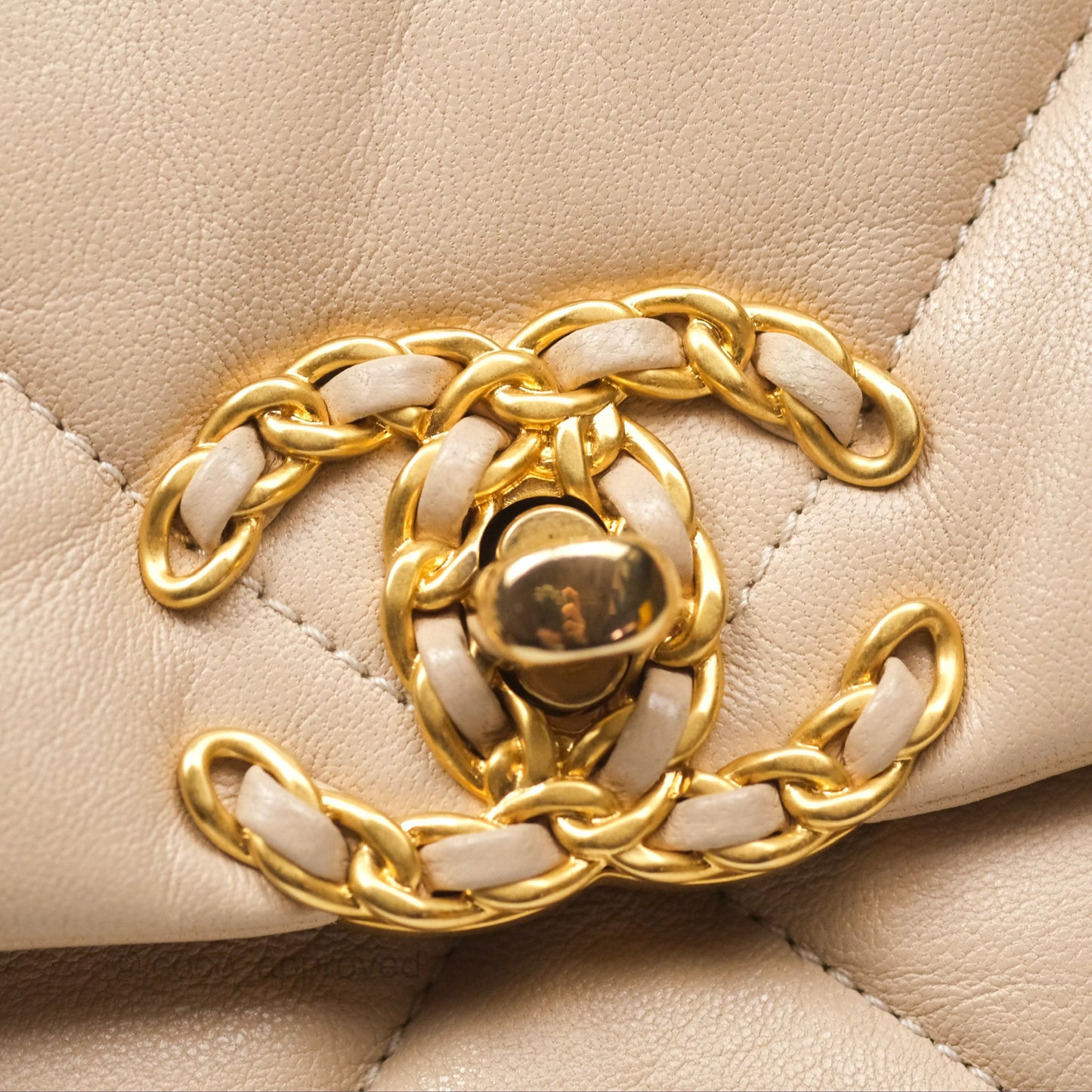Chanel 19 Small Beige Mixed Hardware