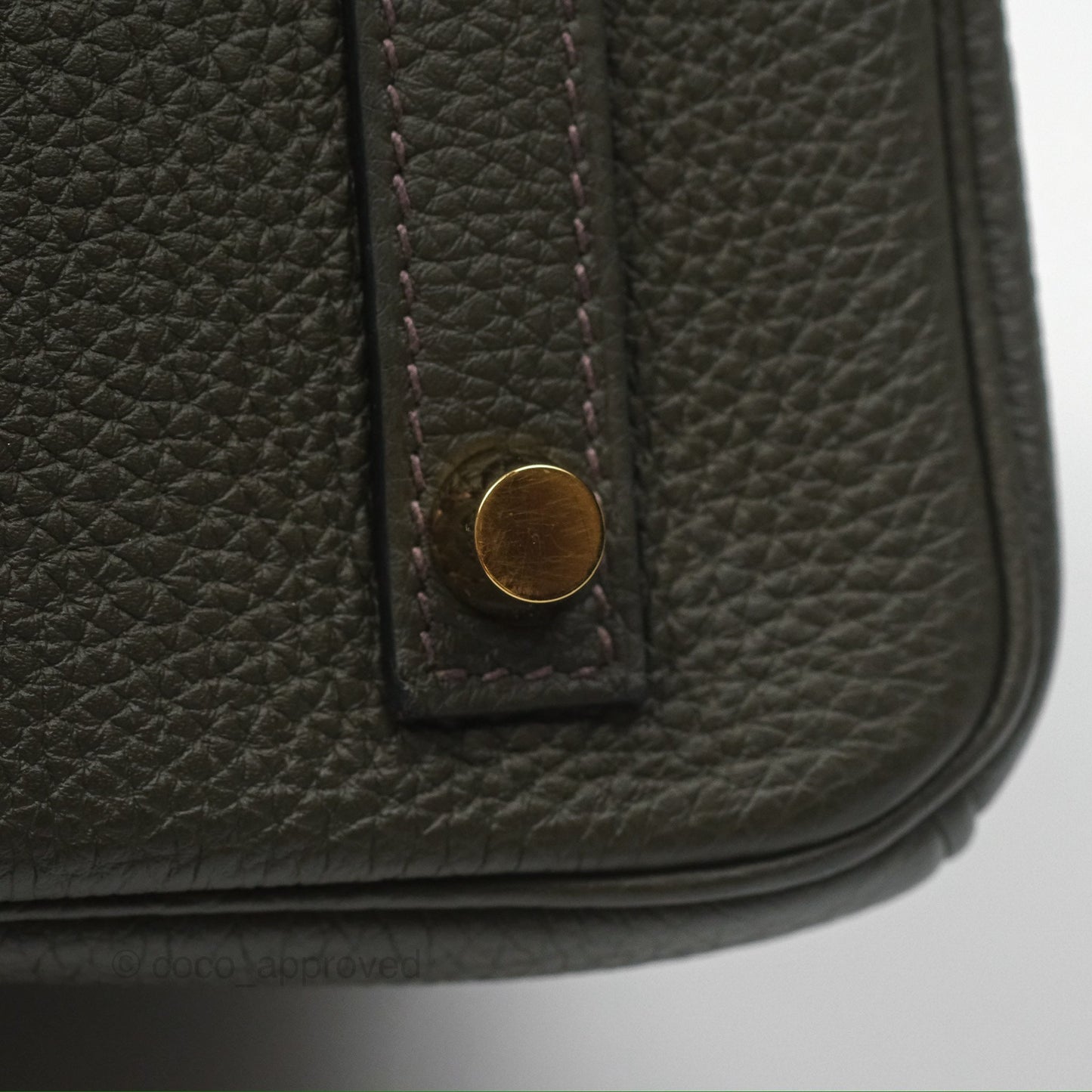 Hermès Birkin 30 Vert de Gris C6 Togo Gold Hardware