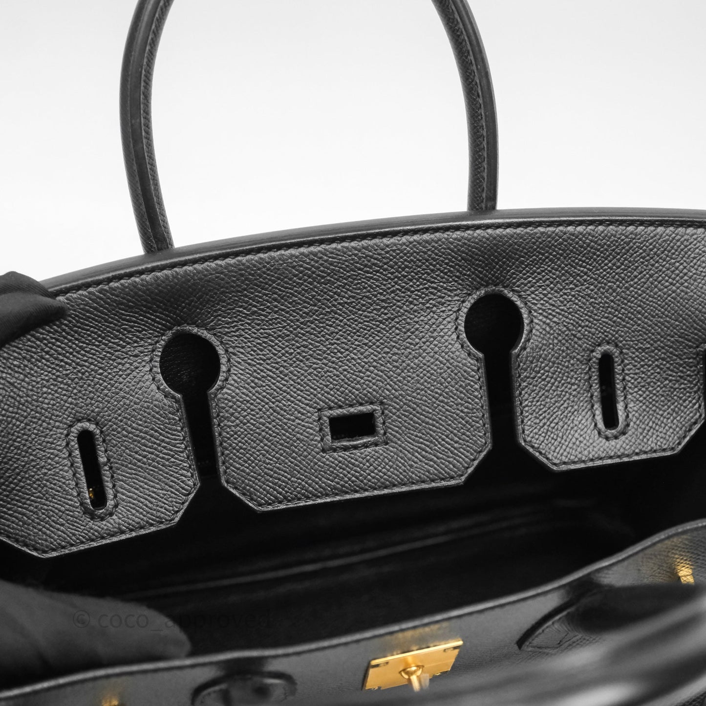 Hermès Birkin 30 Black Noir 89 Epsom Gold Hardware