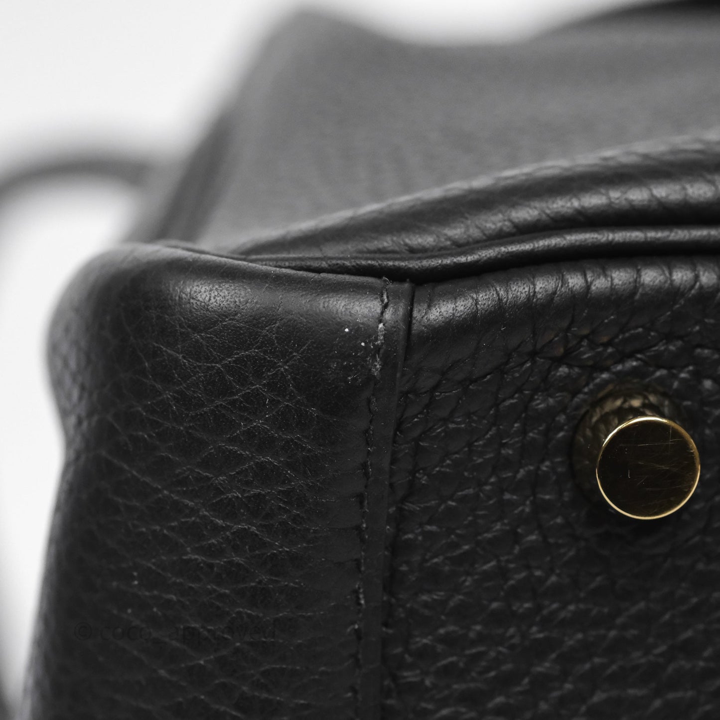 Hermès Lindy 30 Black Noir 89 Clemence Gold Hardware