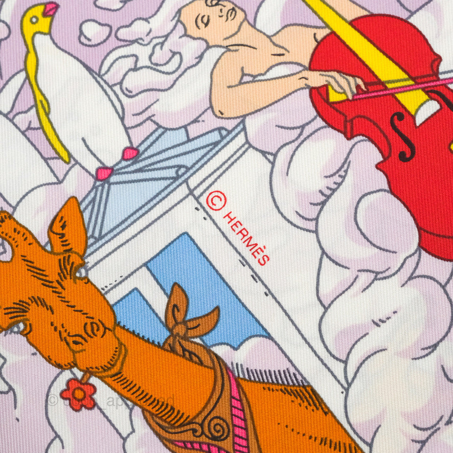 Hermès Sur Mon Nuage Scarf 90