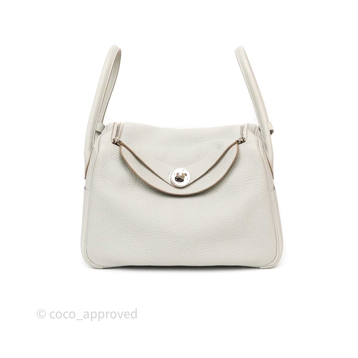 Hermès Lindy 26 Gris Perle 80 Clemence Palladium Hardware