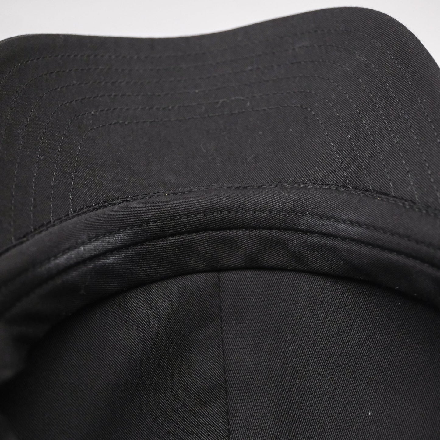Celine Baseball Cap Cotton Triomphe Black