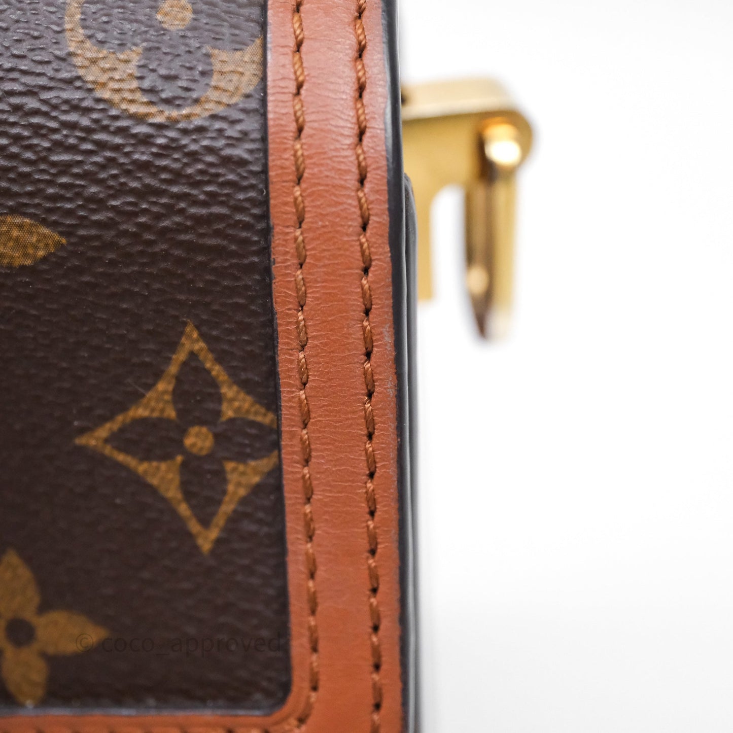 Louis Vuitton Mini Dauphine Monogram Tan Calfskin