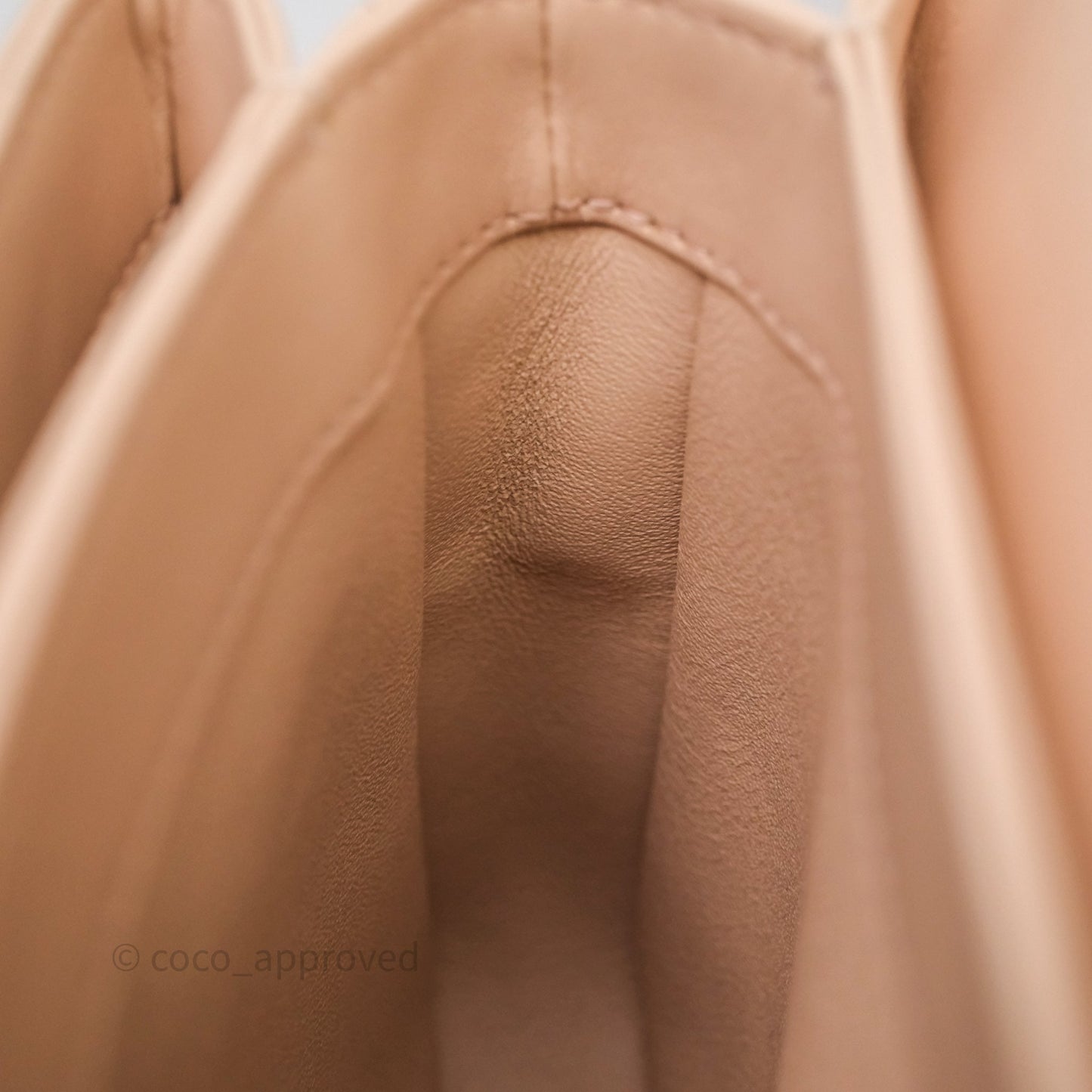 Chanel Small Trendy CC Beige Lambskin Gold Hardware