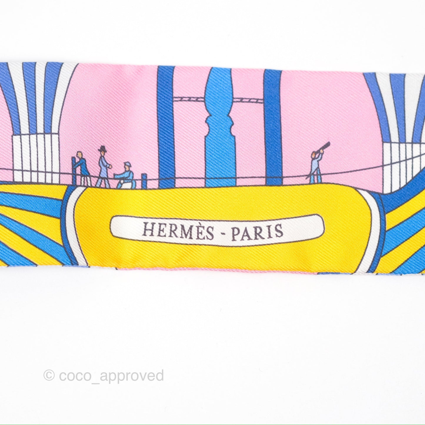Hermès Les Folies Du Ciel Silk Twilly