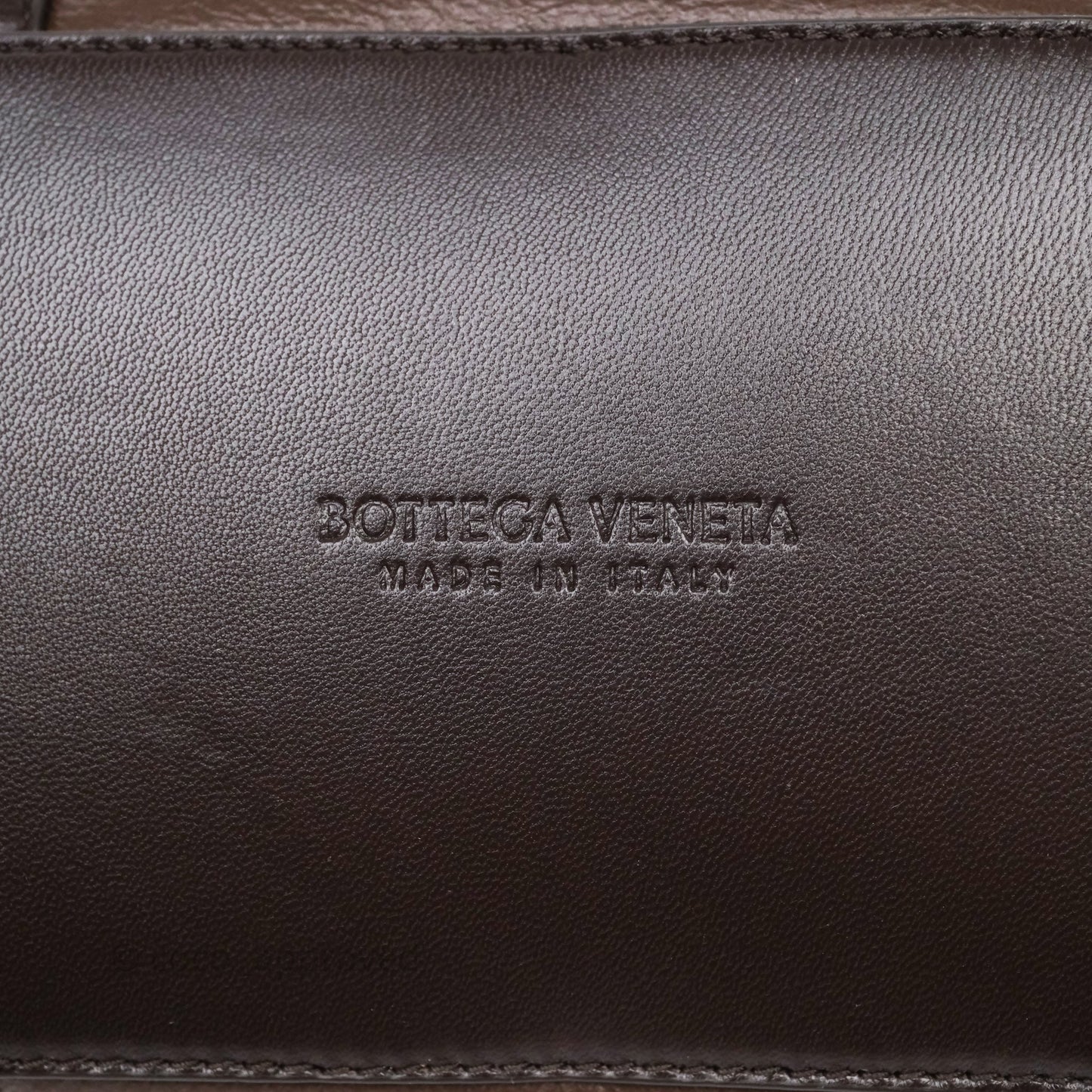 Bottega Veneta Shearling Aviator Small Andiamo Bag Brown
