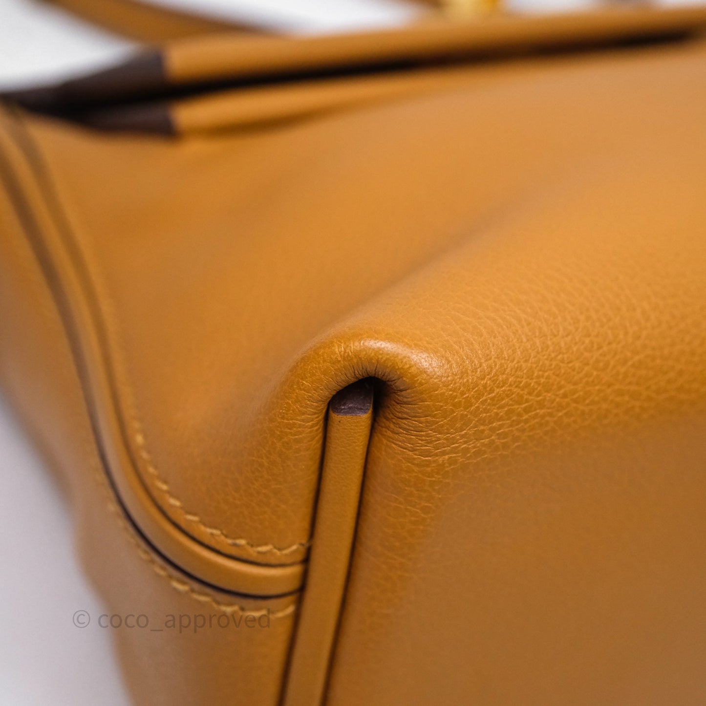 Hermès 24/24 21 Mini Caramel/Sesame/Rouge Sellier Gold Hardware