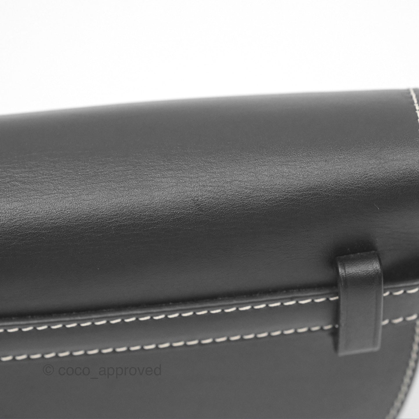 Loewe Mini Gate Belt Bag in Soft Calfskin Black