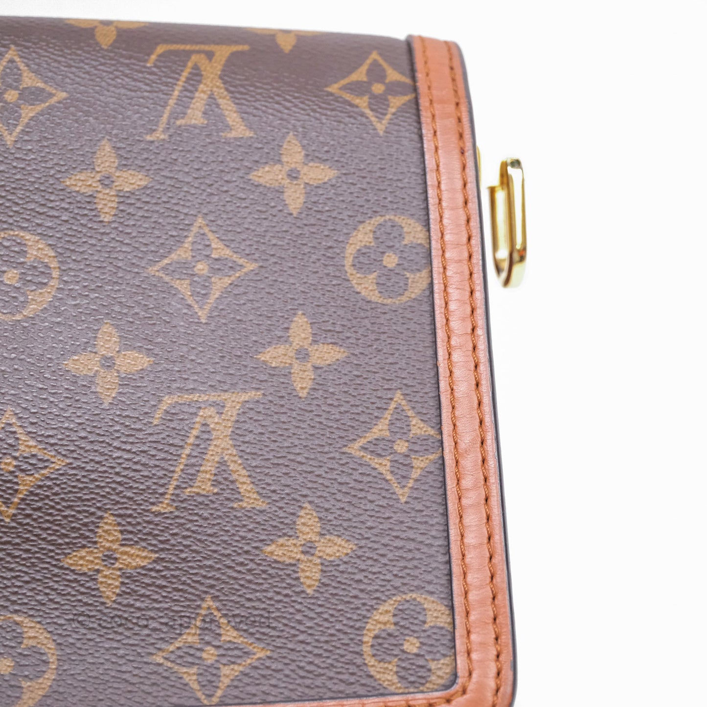 Louis Vuitton Mini Dauphine Monogram Tan Calfskin