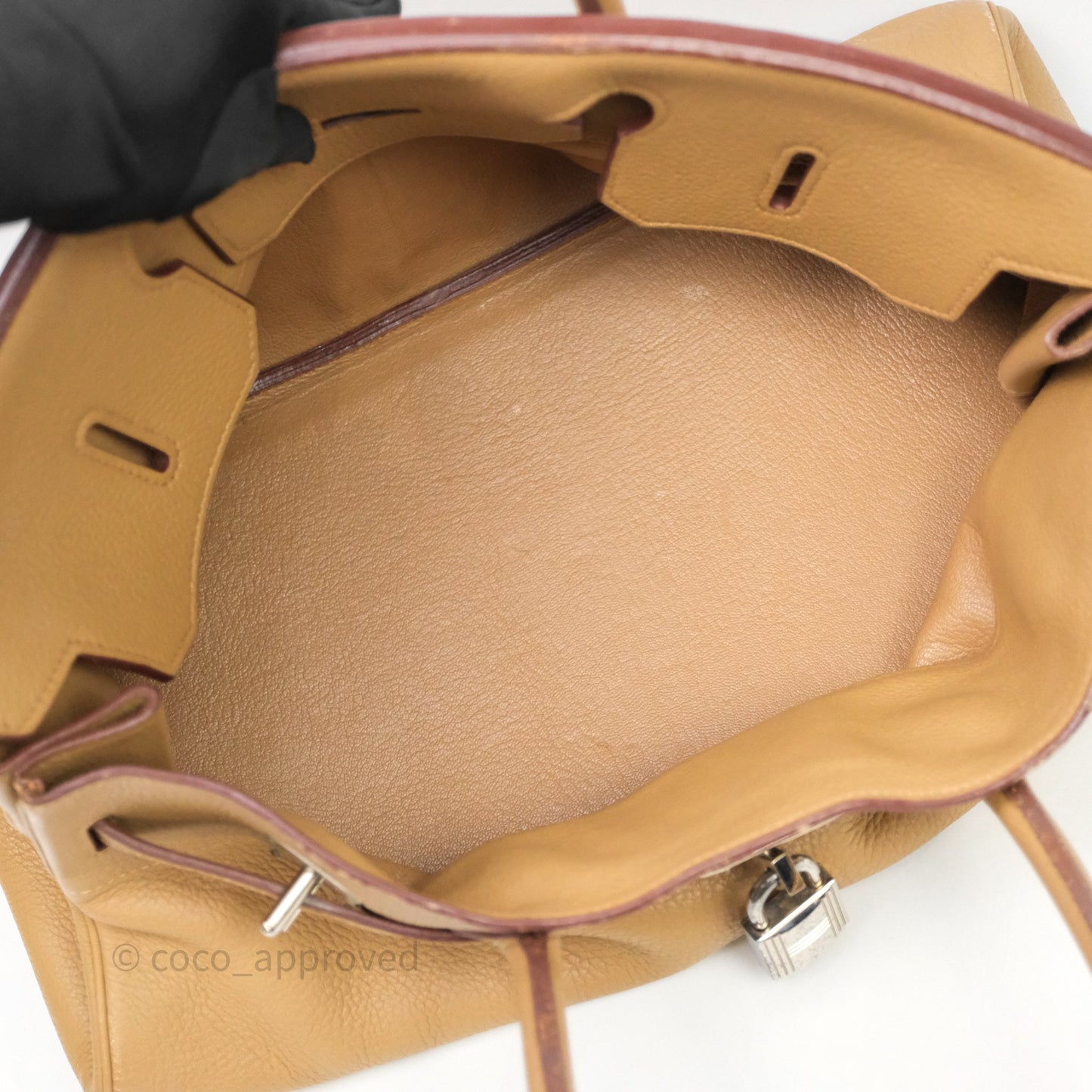 Hermès Birkin JPG Shoulder Bag 42 Tabac Camel 24 Palladium Hardware