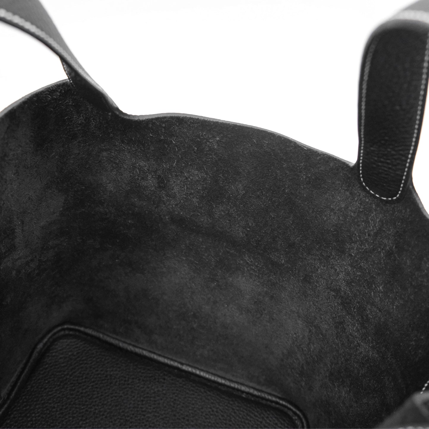 Hermès Picotin 22 Stitch Black Clemence Palladium Hardware