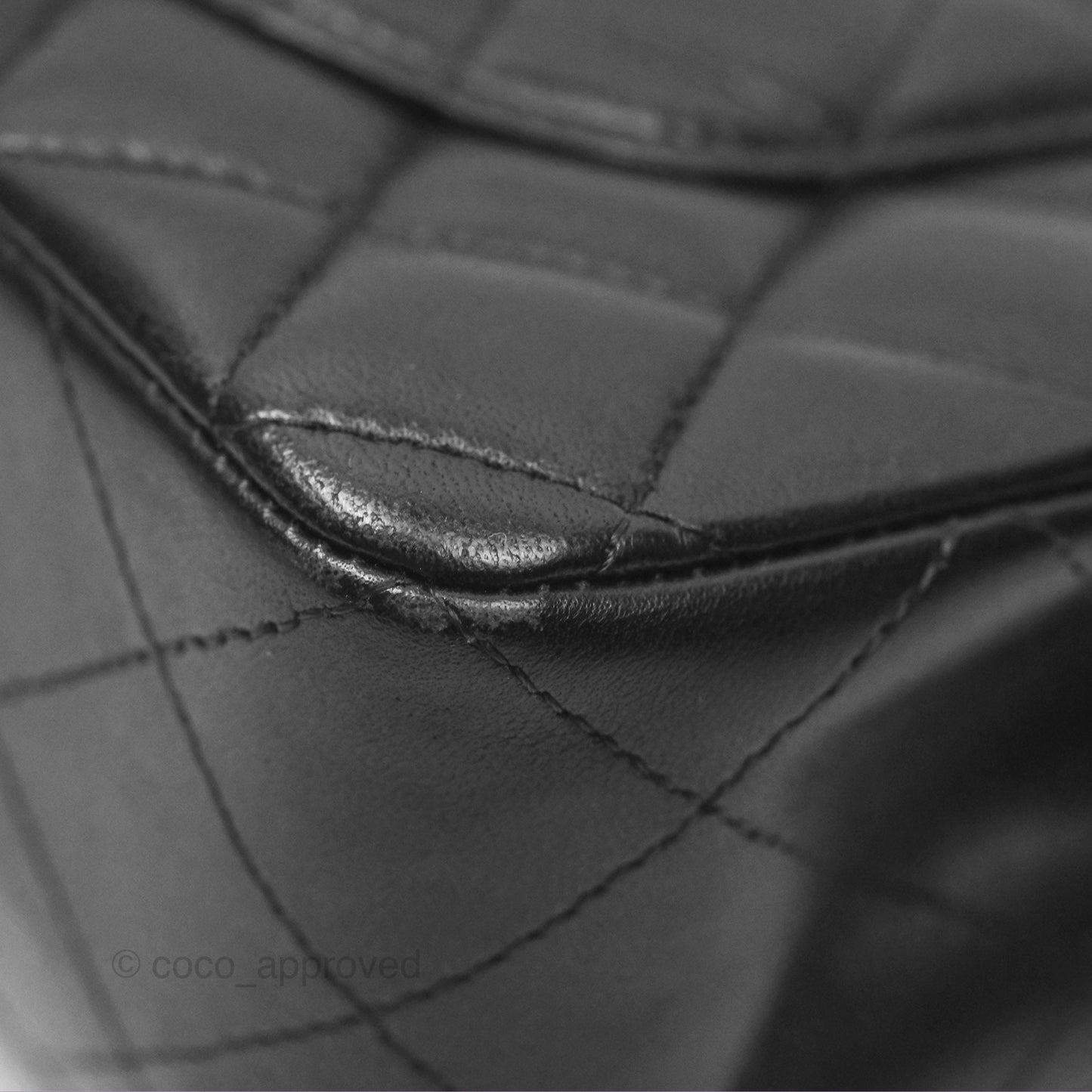 Chanel Small Classic Quilted Flap Black Lambskin Gold Hardware