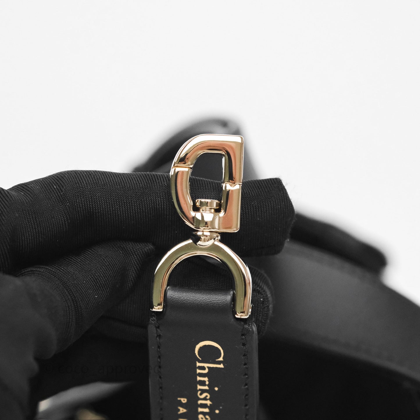 Dior Small Dior Toujours Bag Black Macrocannage Calfskin