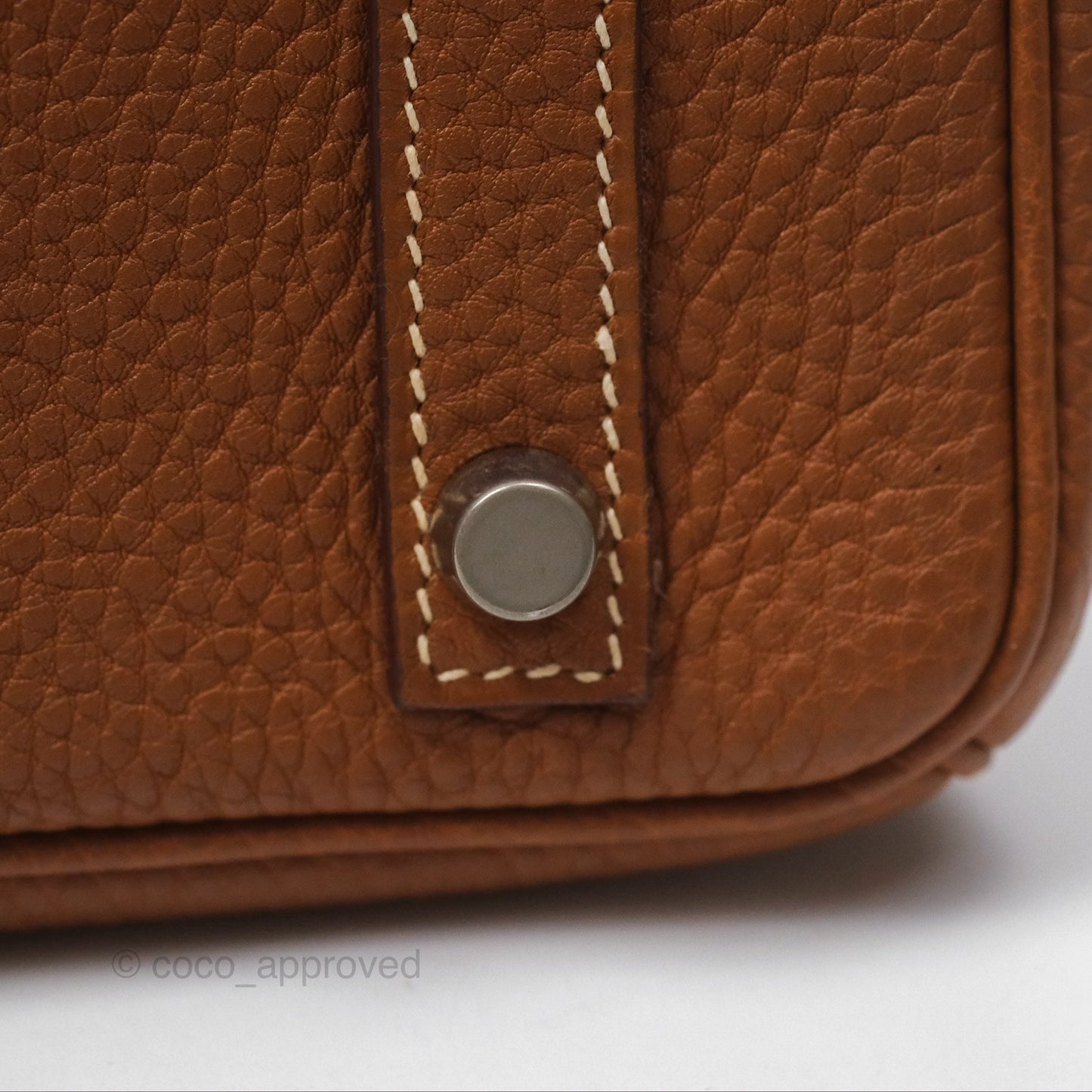 Hermès Birkin 30 Retourne Gold 37 Clemence Palladium Hardware
