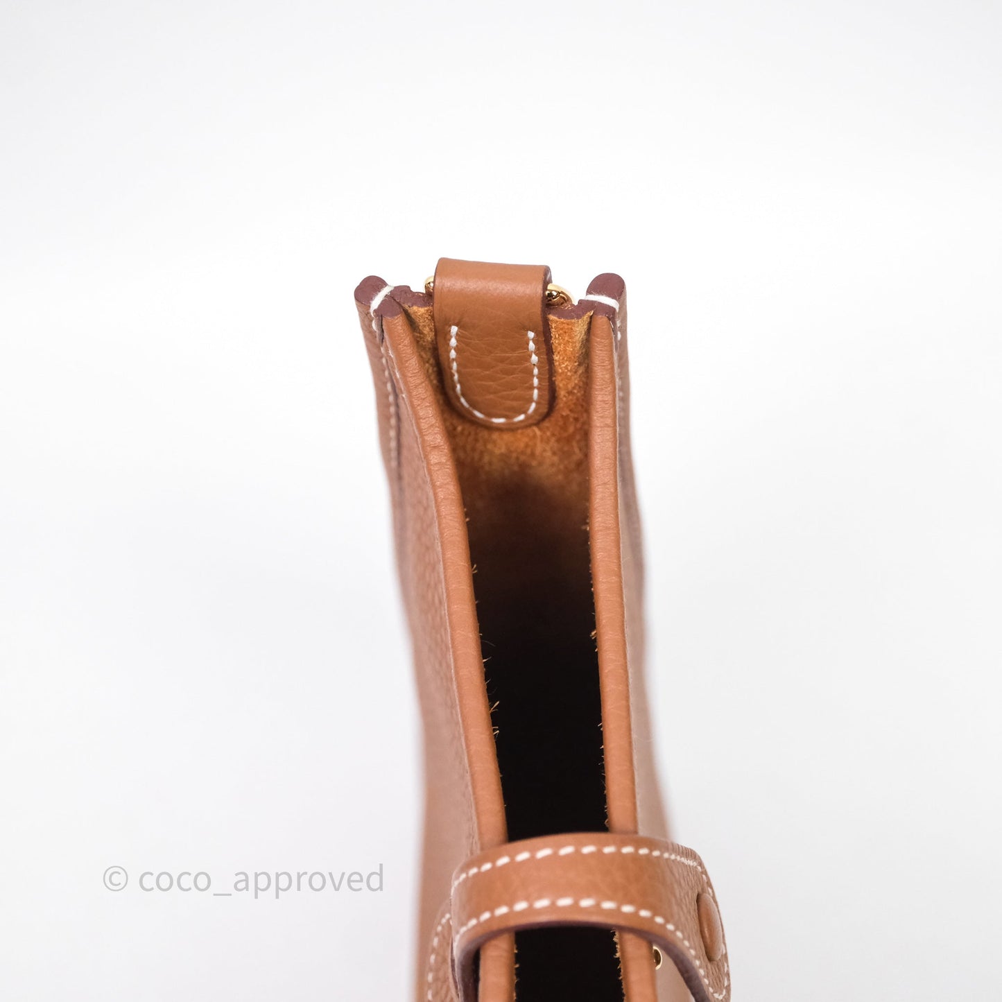 Hermès Mini Evelyne 16 Gold 37 Clemence Gold Hardware