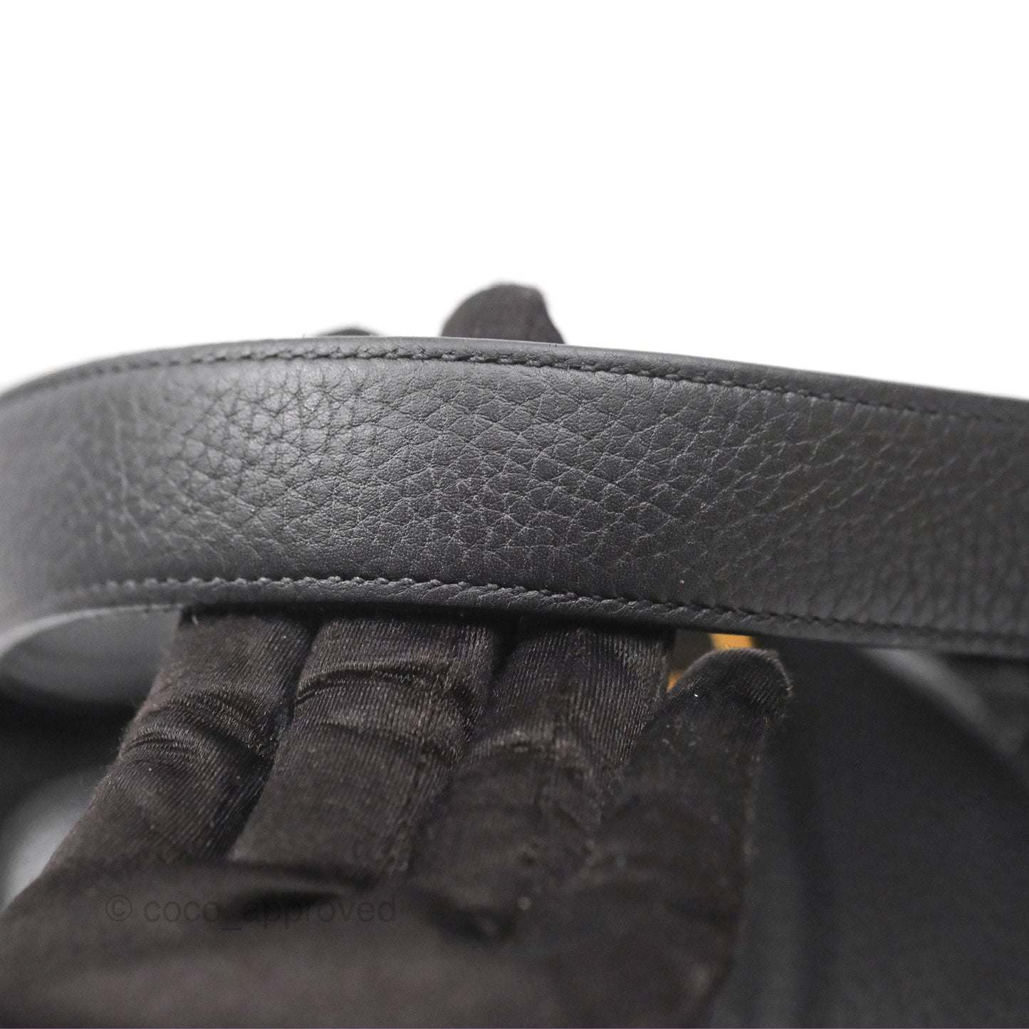 Hermès Picotin 22 Black Noir 89 Clemence Gold Hardware