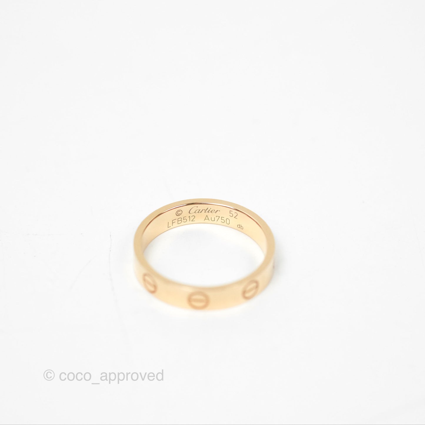 Cartier Love Band & Small Juste Un Clou Ring Set Rose Gold