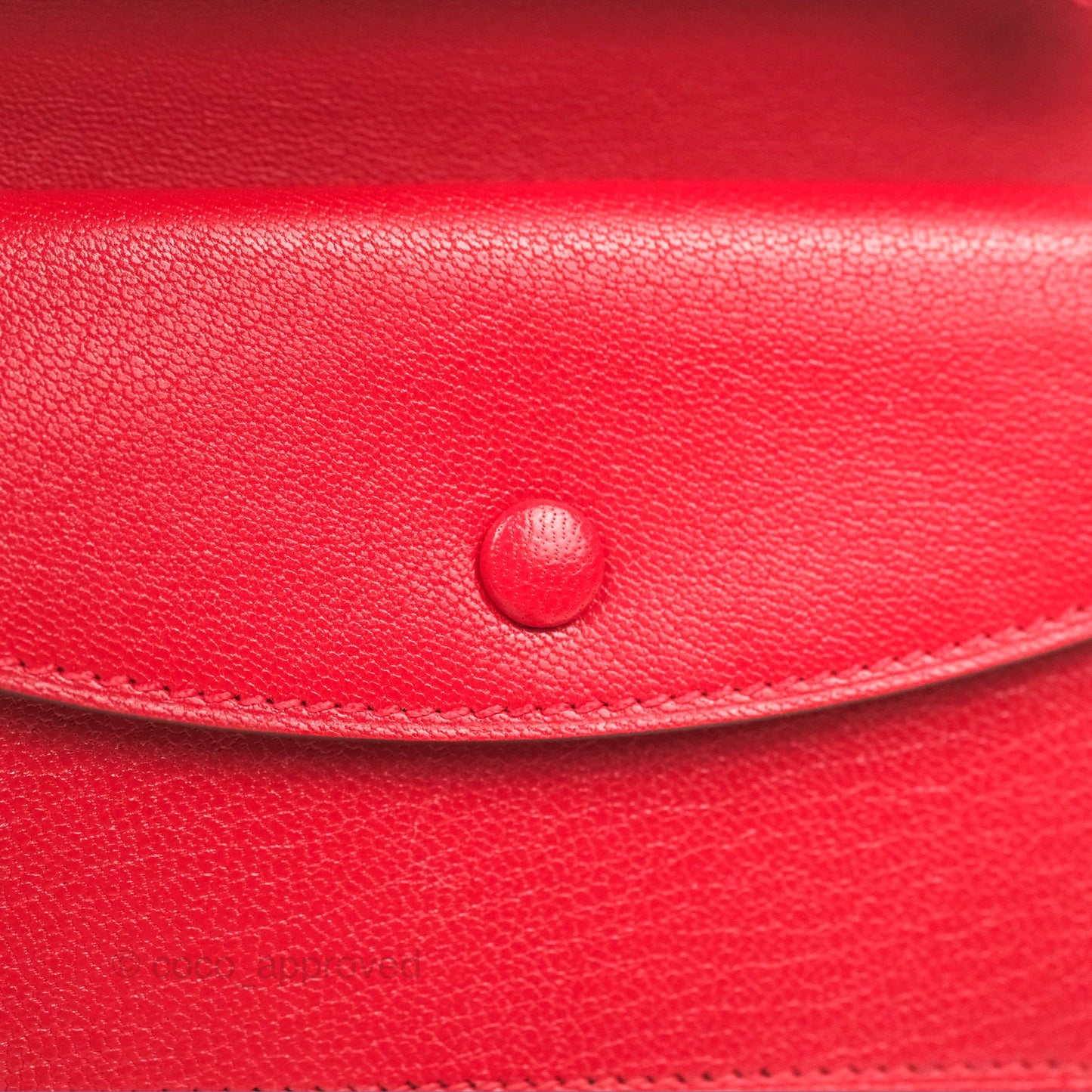 Hermes Bearn Mini Wallet Rouge De Coeur Chamkila Goatskin Gold Hardware