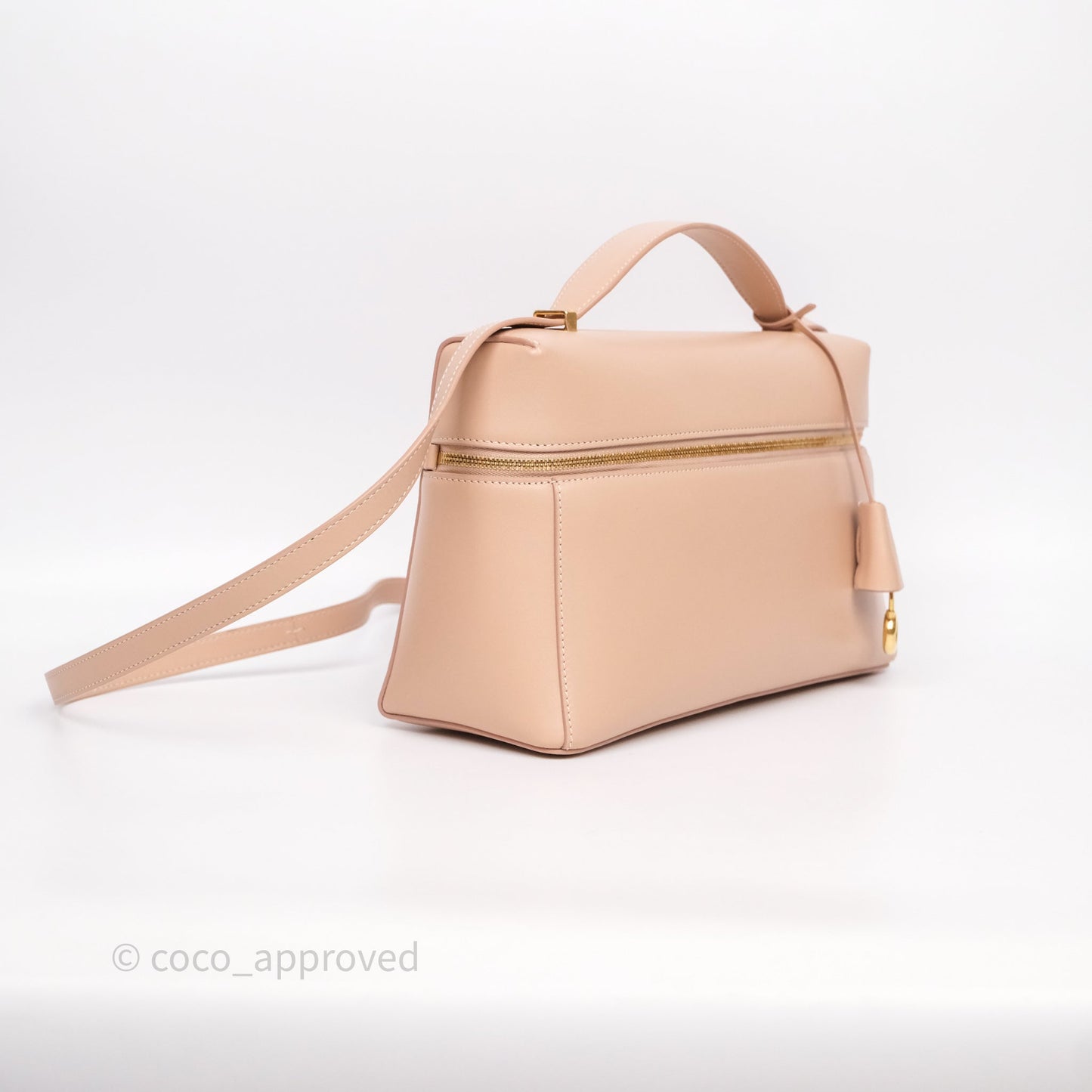 Loro Piana Extra Bag L27 Dark Pink Gold Hardware