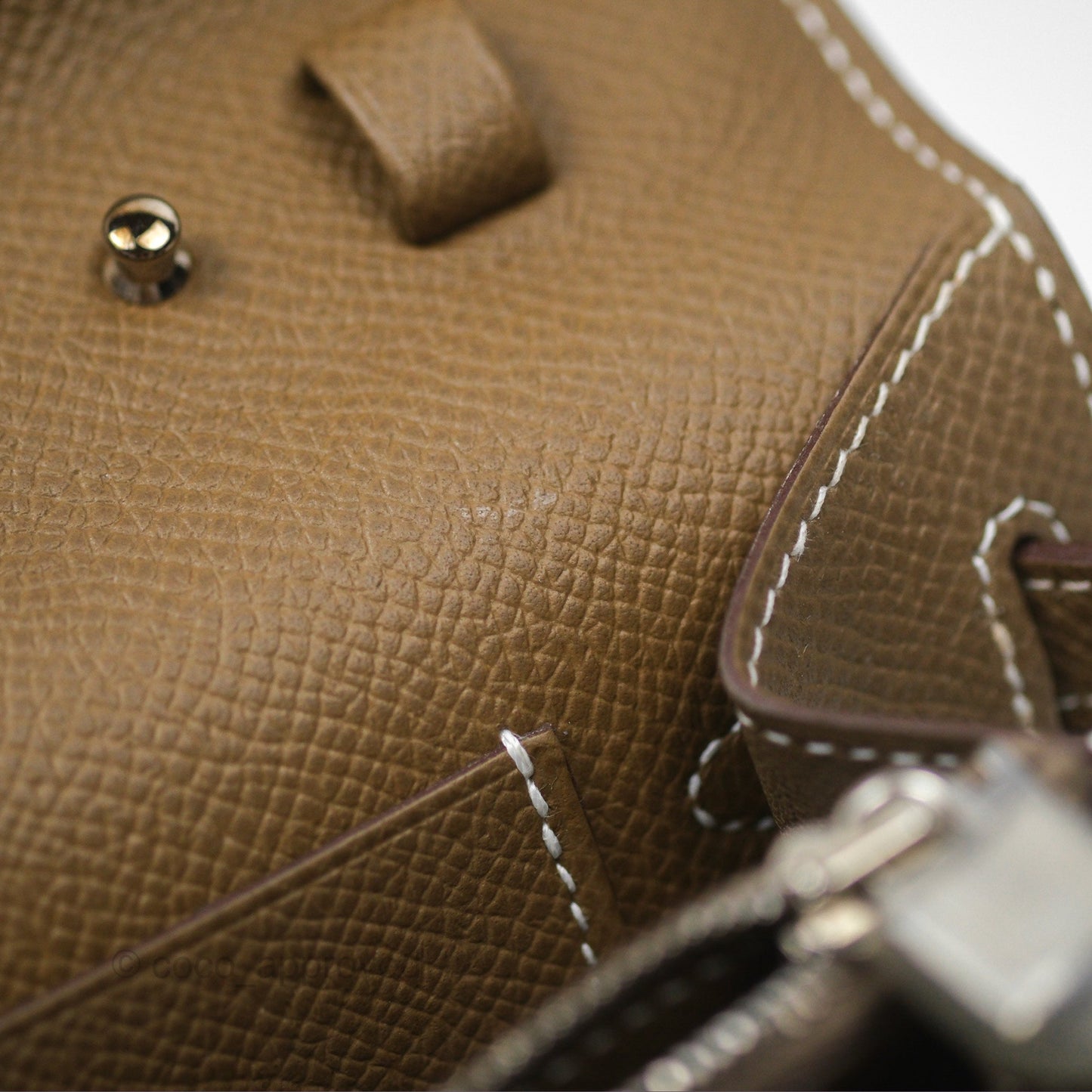 Hermès Kelly To Go Wallet Etoupe 18 Epsom Palladium Hardware