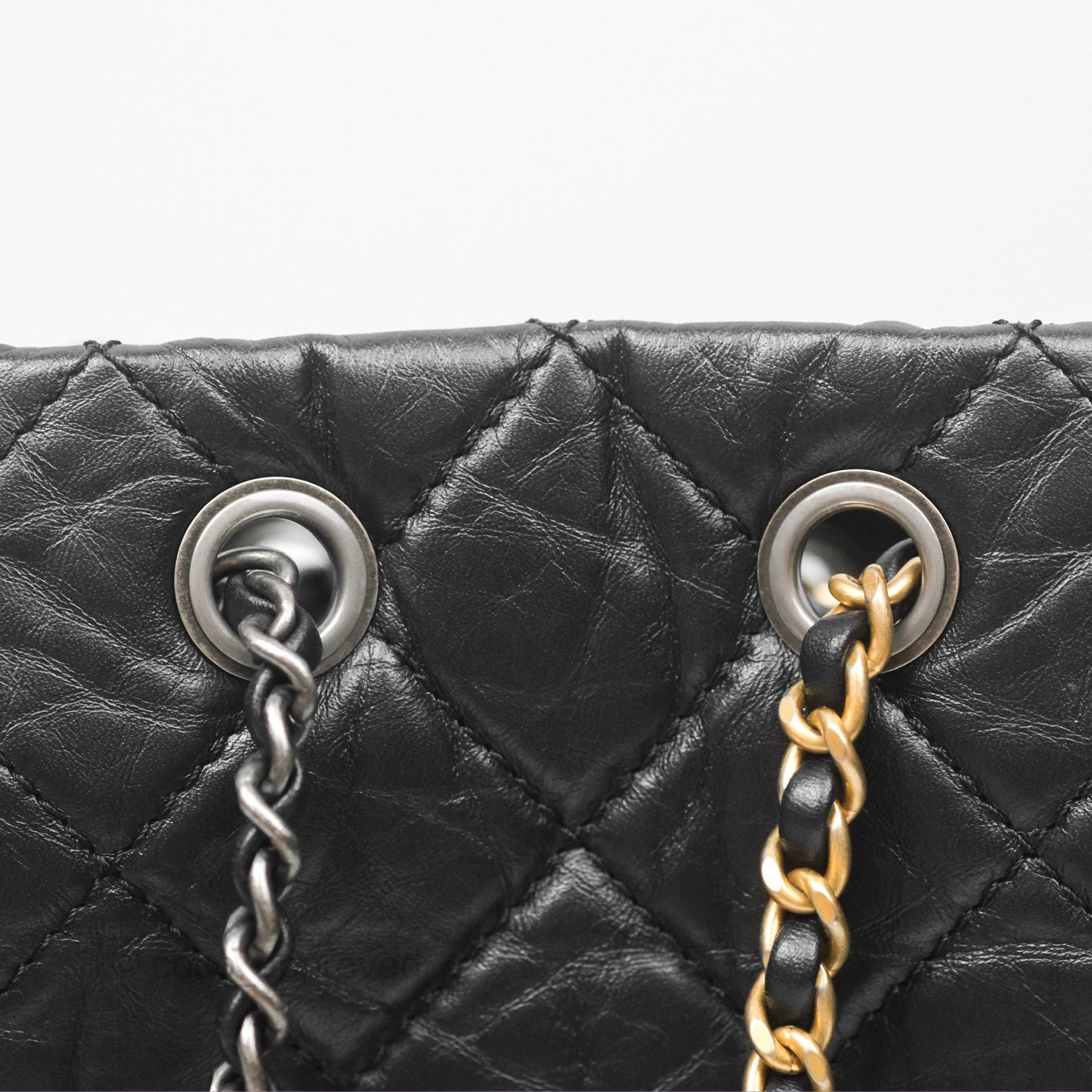 Chanel Small Gabrielle Backpack Black Aged Calfskin