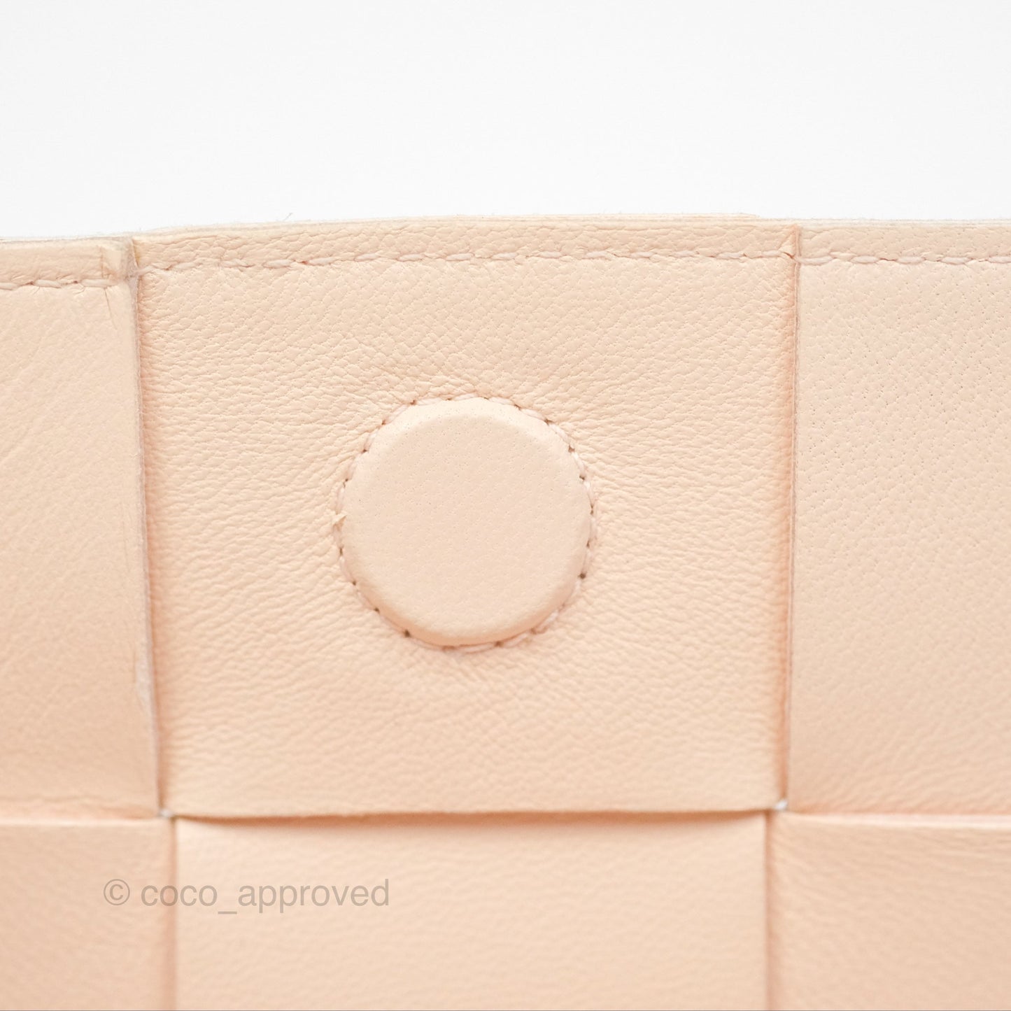 Bottega Veneta Intreccio Cassette Mini Bag Melon Washed Lambskin