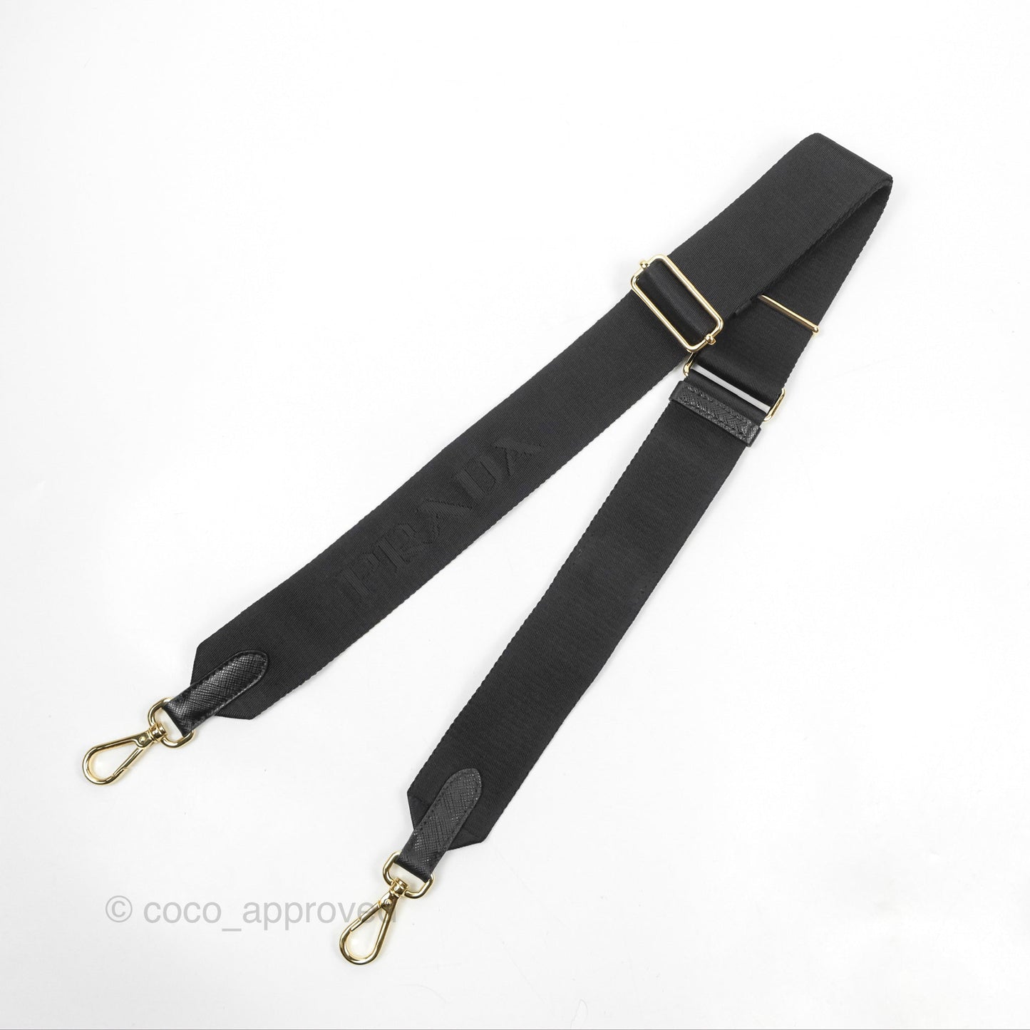 Prada Nylon Re-Edition 2005 Shoulder Bag Black Gold Hardware