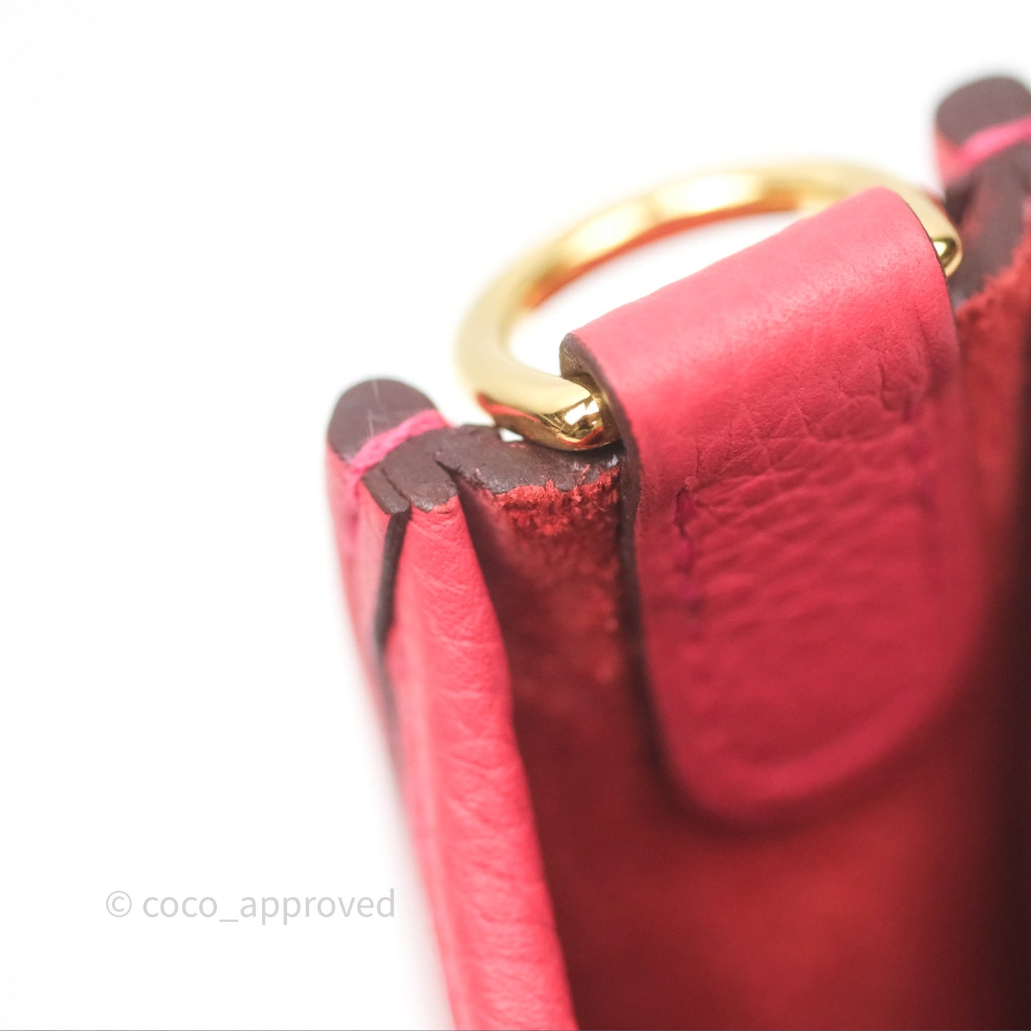 Hermès Mini Evelyne 16 Rose Texas 0E Clemence Gold Hardware