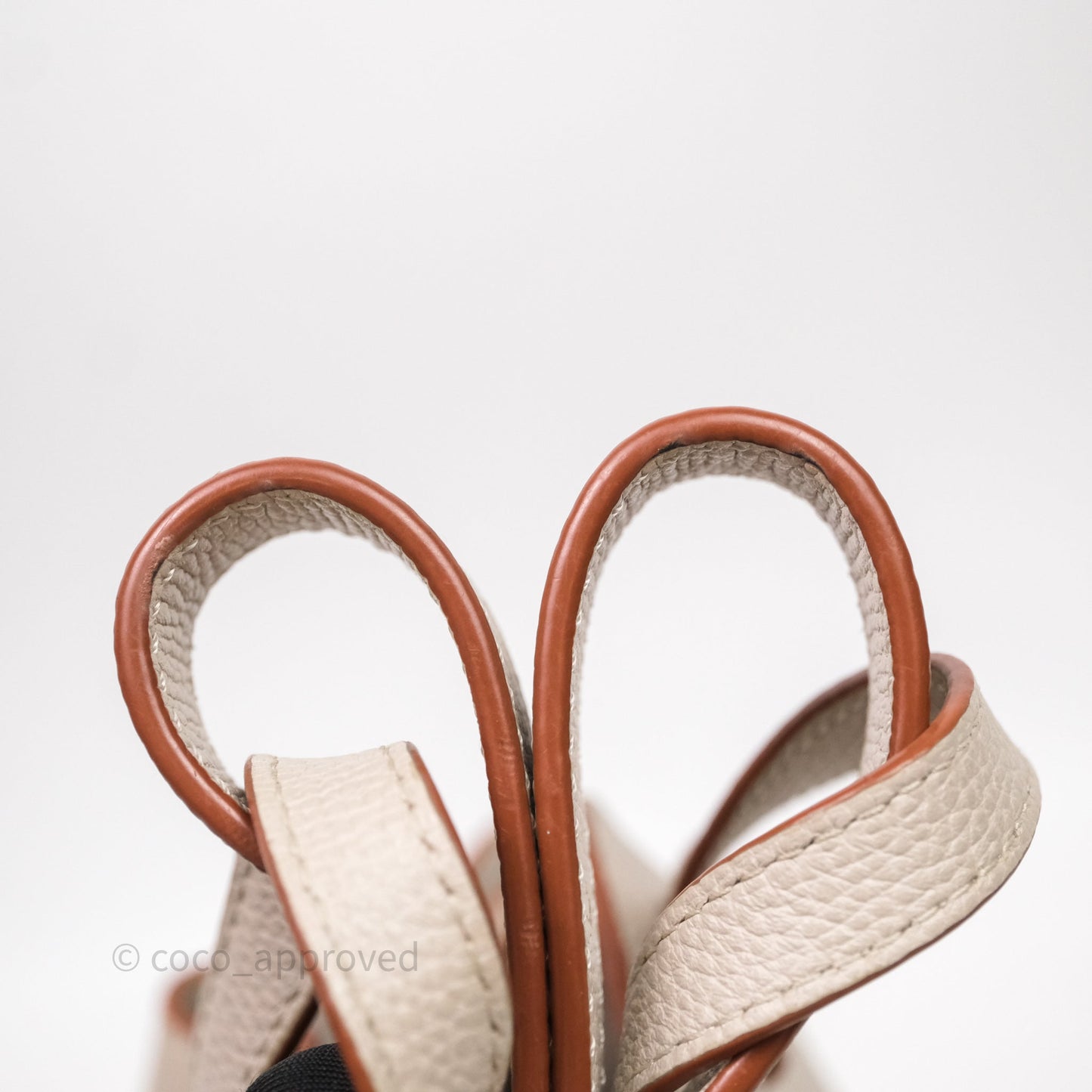 Loewe Mini Hammock Drawstring Light Ghost Calfskin