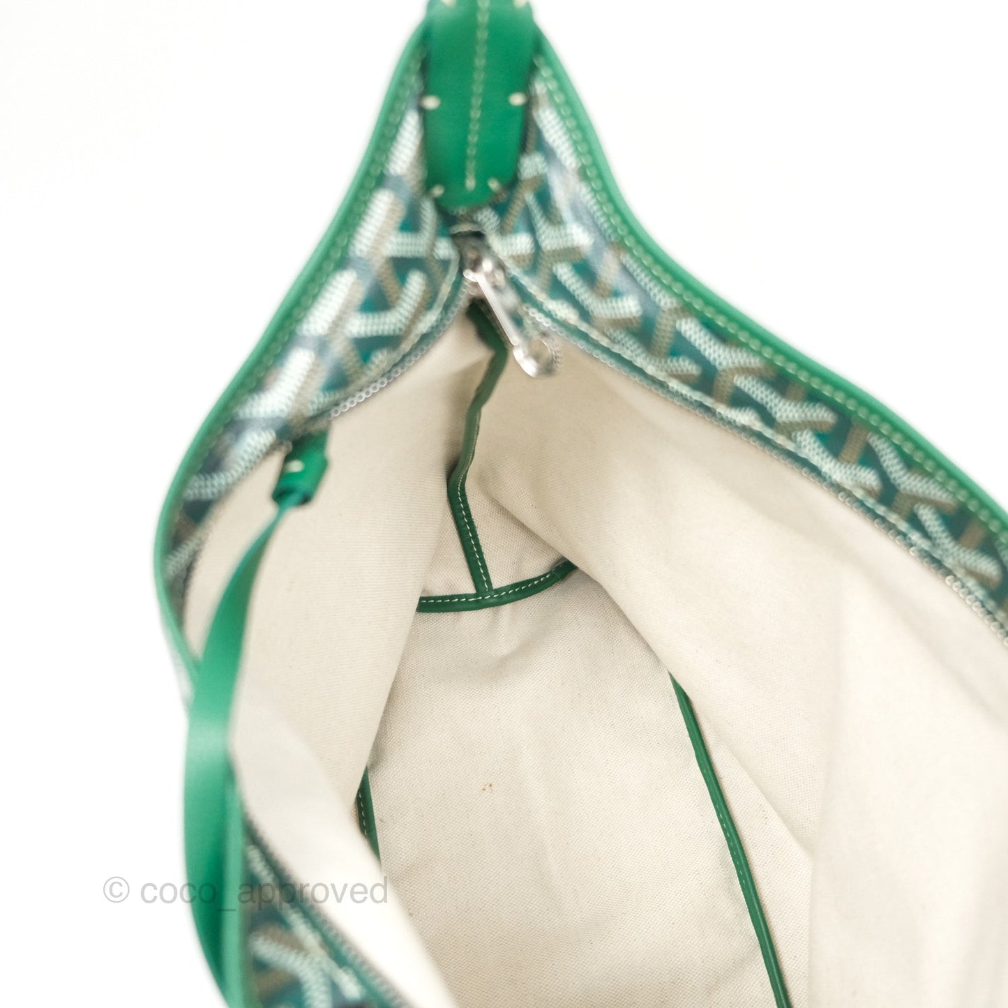Goyard Bohème Hobo Bag Green Goyardine Canvas