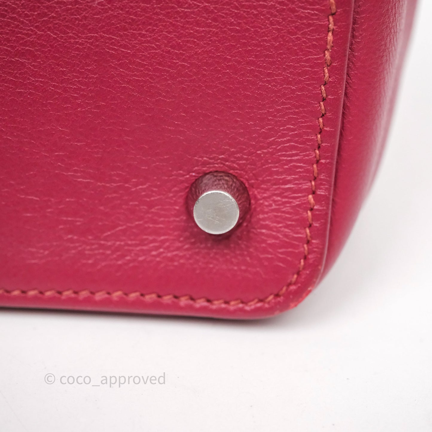Hermès ToolBox 20 Rubis B5 Swift Palladium Hardware