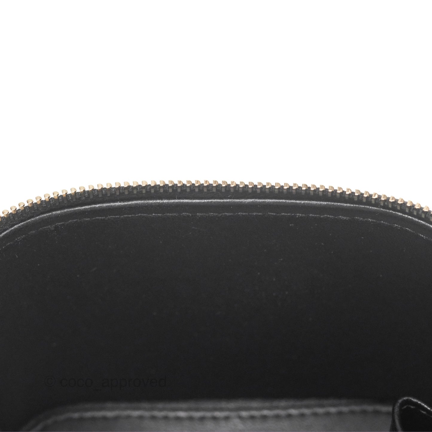 Chanel Quilted Top Handle Vanity Case Black Caviar Gold Hardware