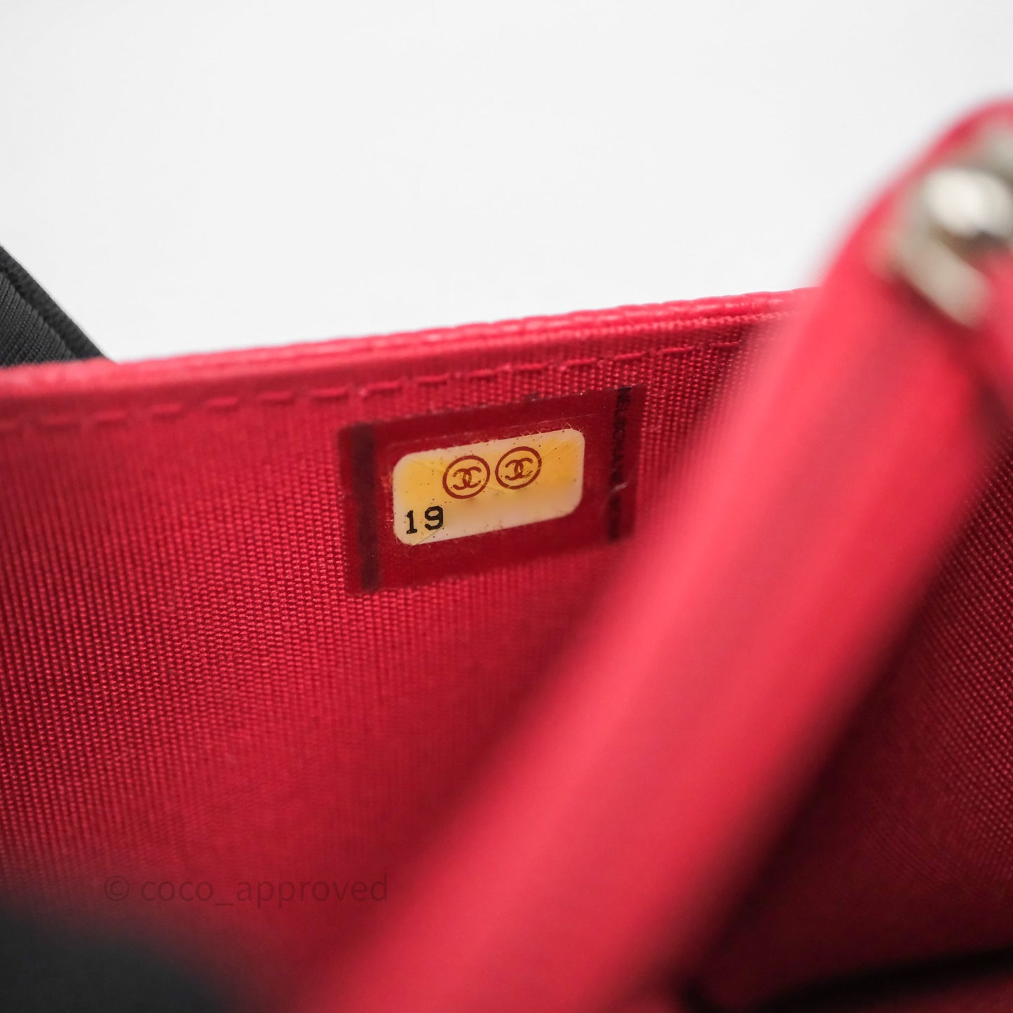 Chanel CC Wallet On Chain WOC Dark Pink Caviar Silver Hardware