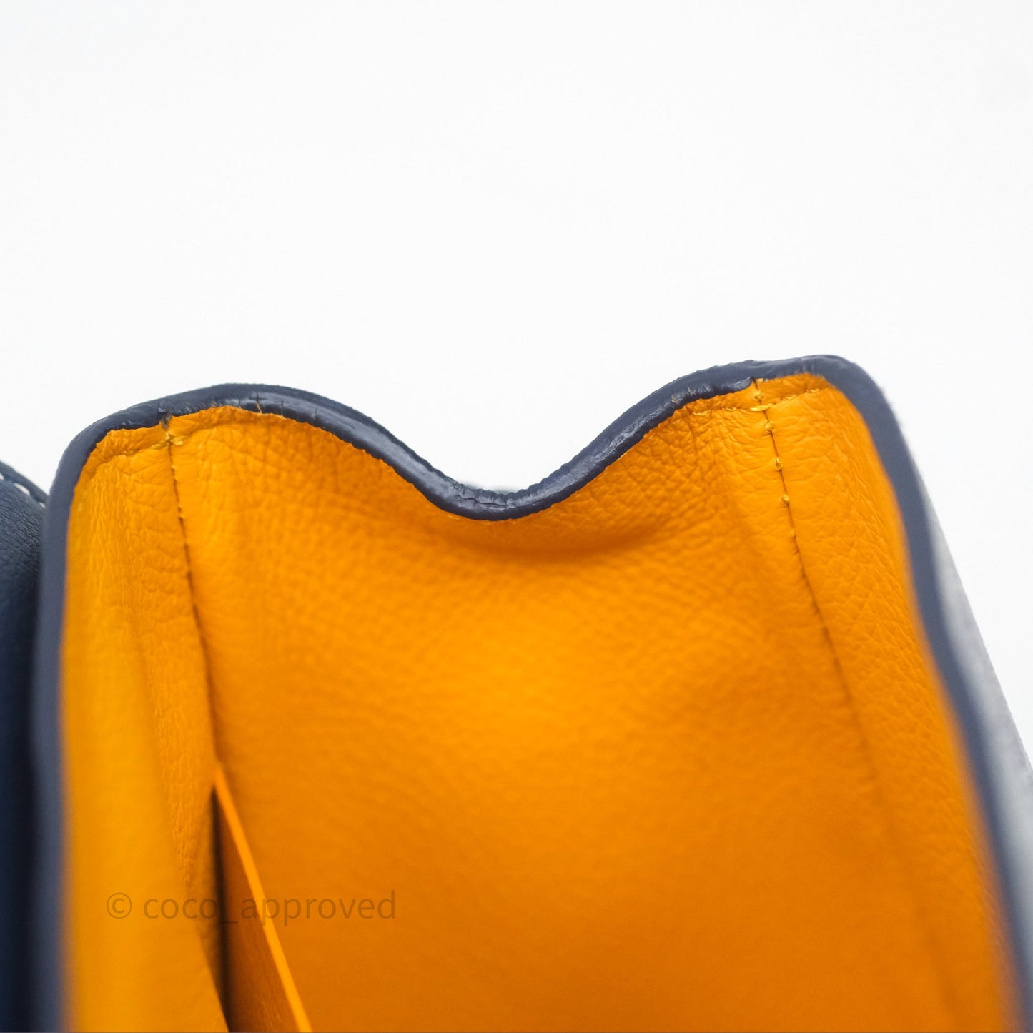 Goyard Saïgon Mini Bag Navy Goyardine Canvas/ Chevroches Calfskin
