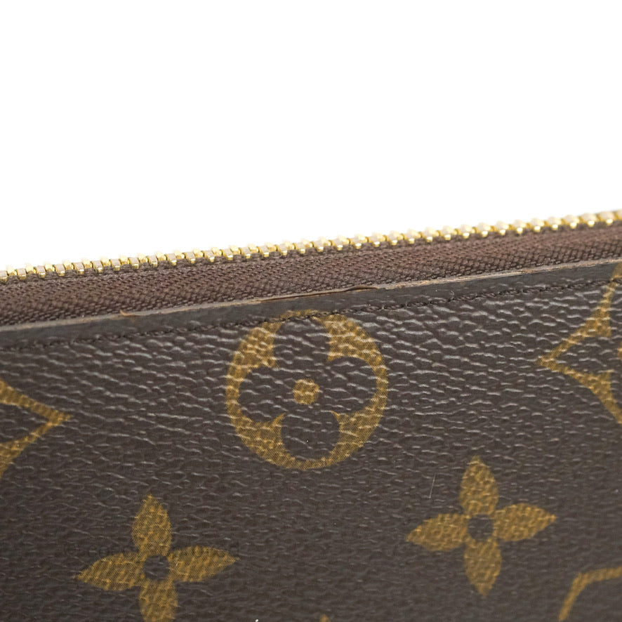 Louis Vuitton Clémence Wallet Monogram Canvas Fuchsia